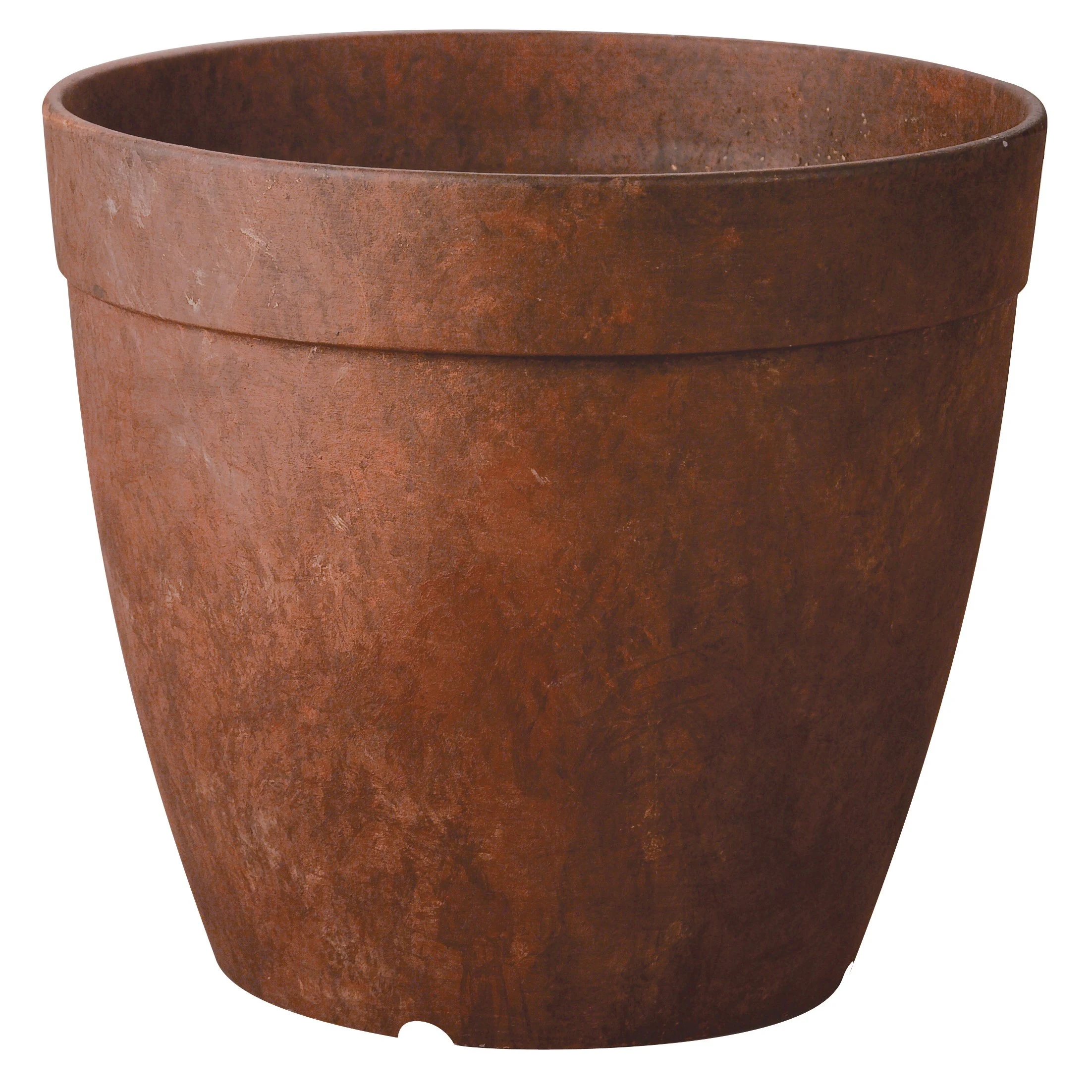 NOVELTY MANUFACTURING COM ArtStone 8" Round Dolce Planter Rust — Single Unit