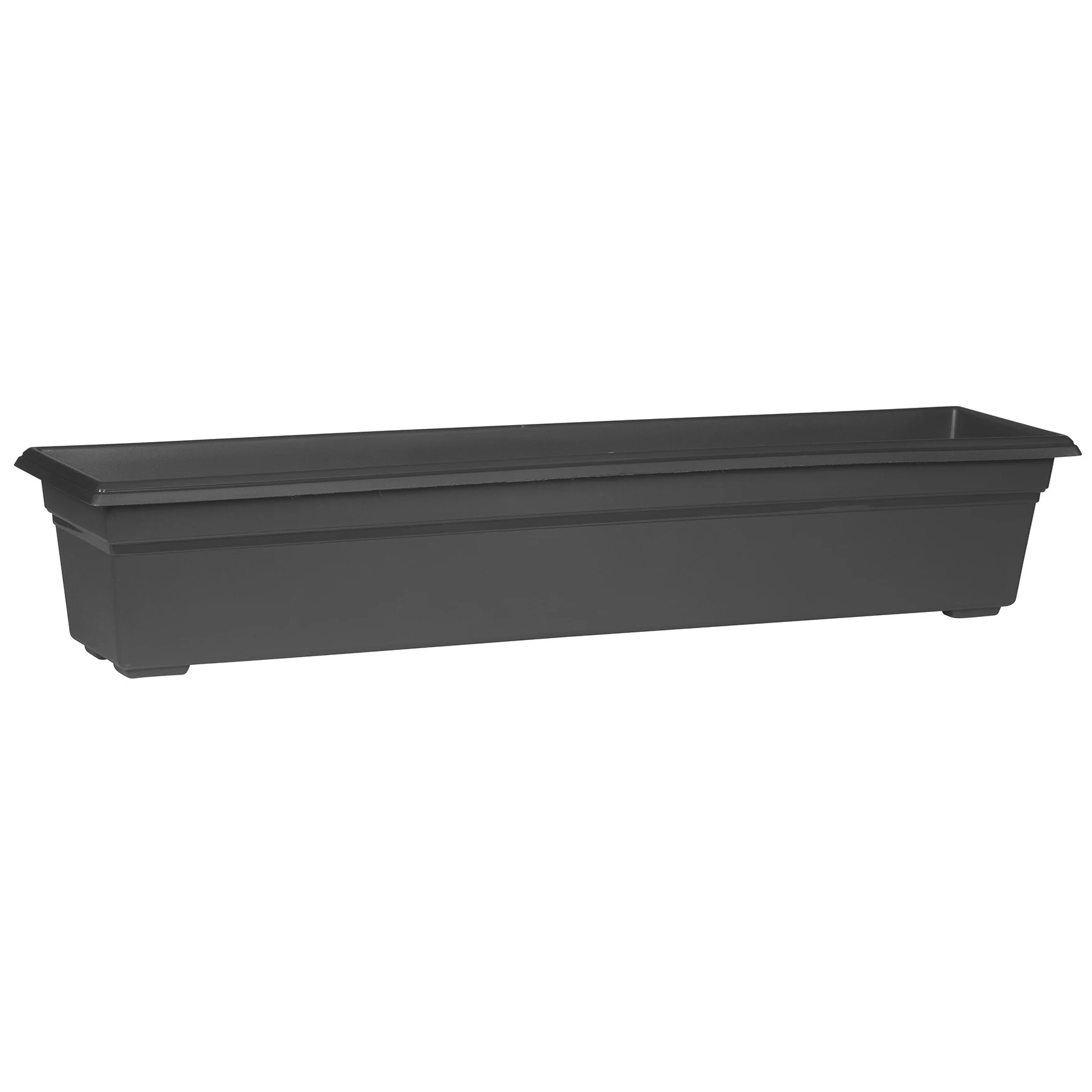 NOVELTY MANUFACTURING COM Countryside 36" Flowerbox Black — Single Unit