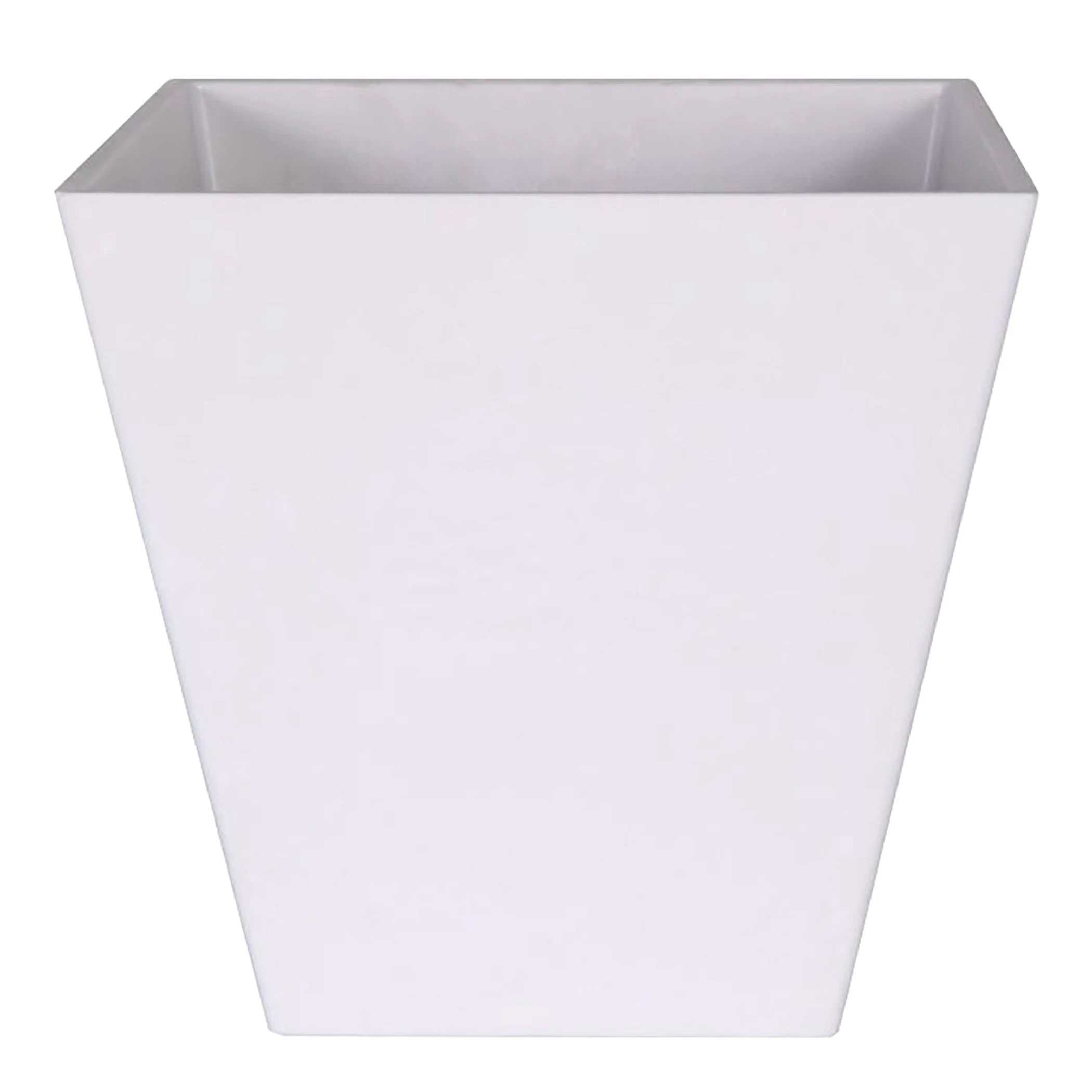 NOVELTY MANUFACTURING COM ArtStone Ella 10" Square Planter White — Single Unit