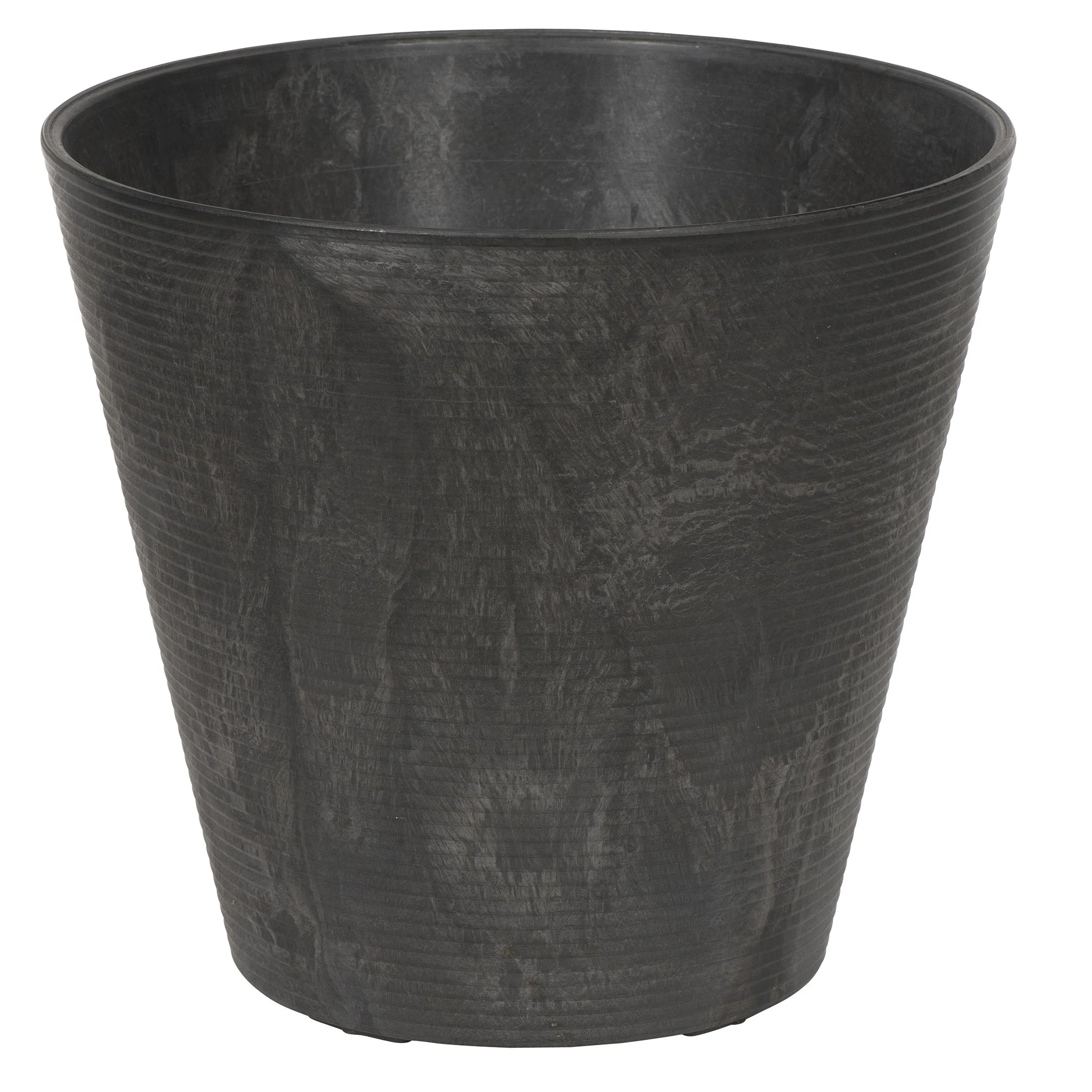NOVELTY MANUFACTURING COM ArtStone 10" Cali Planter Black — Single Unit