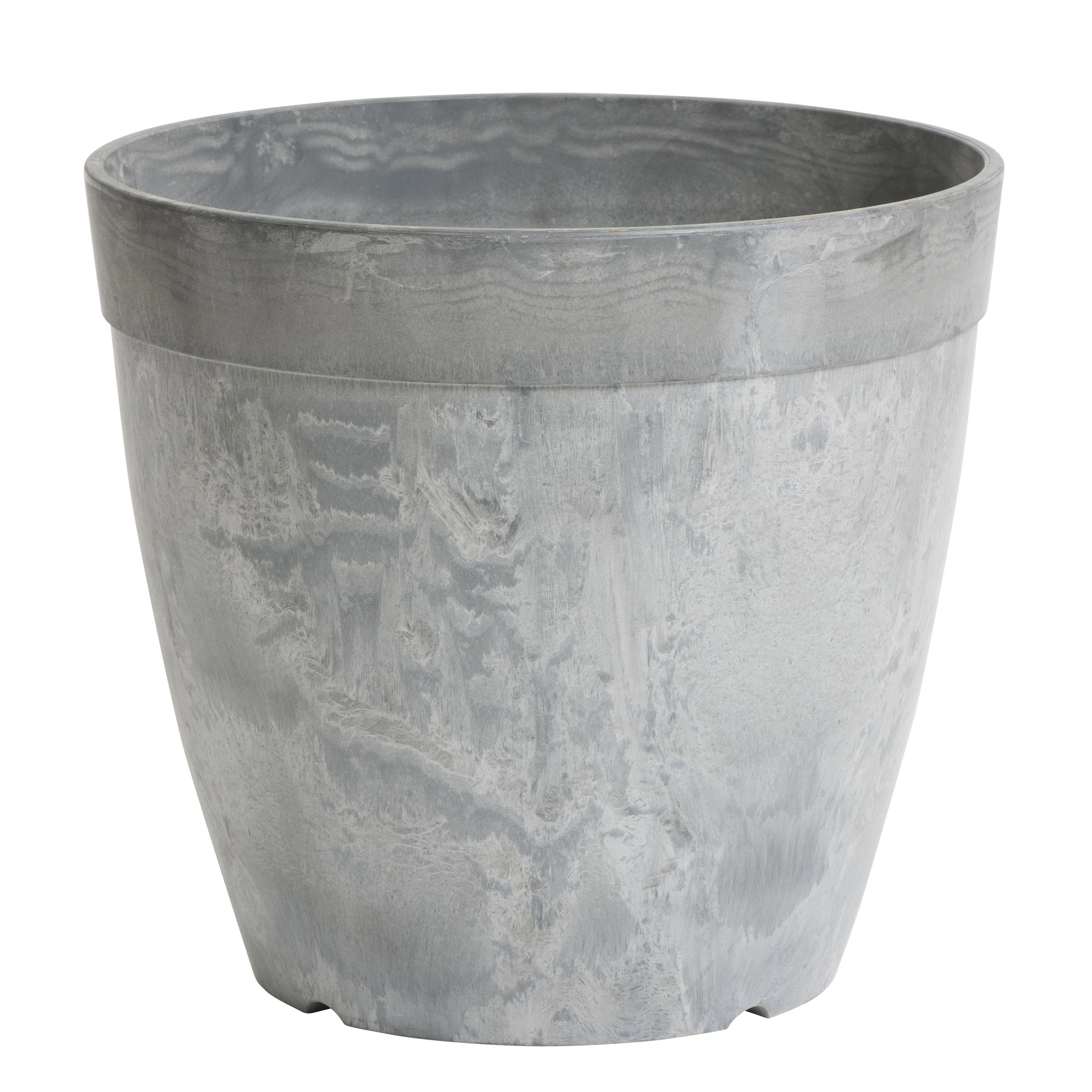 NOVELTY MANUFACTURING COM ArtStone 10" Round Dolce Planter Grey — Single Unit