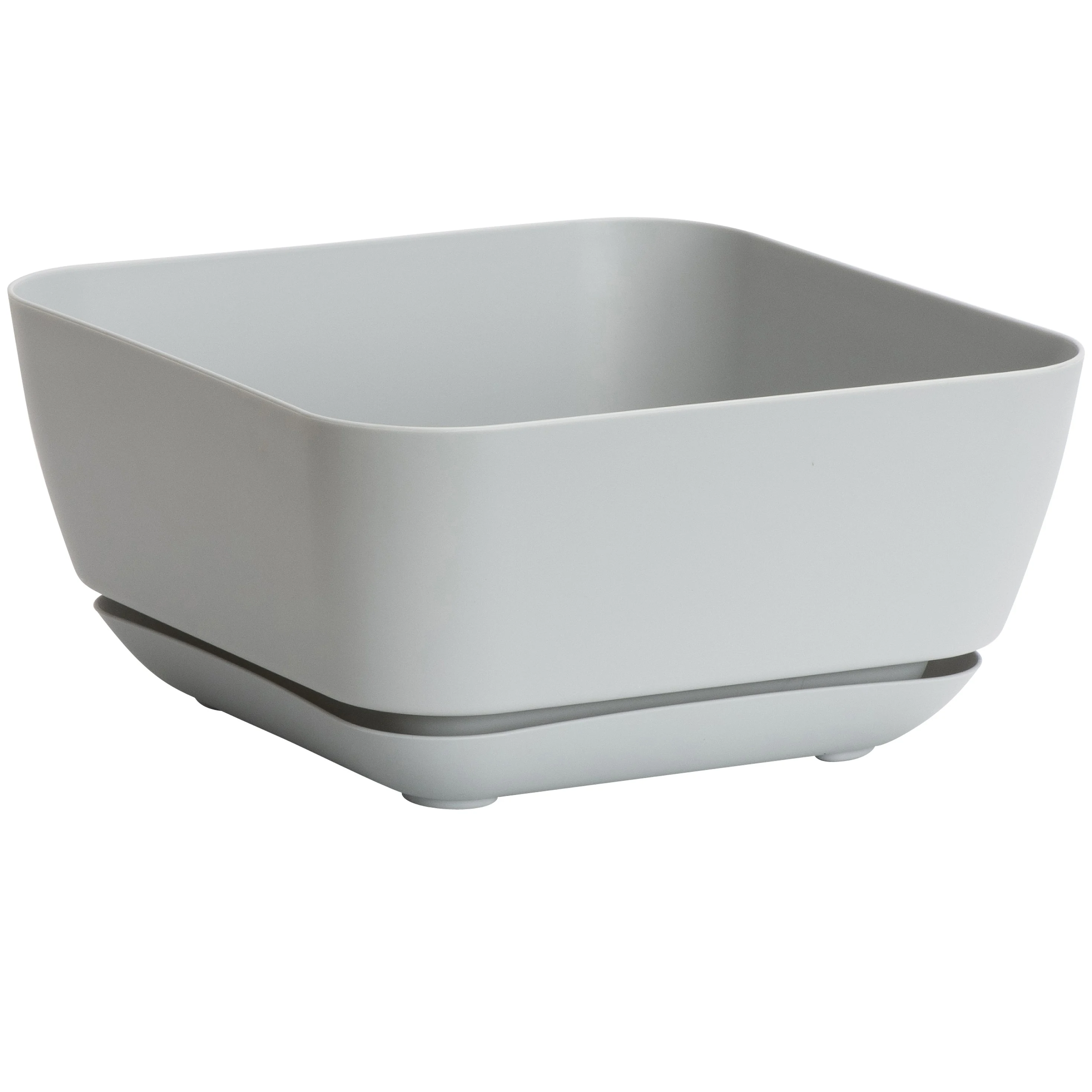 NOVELTY MANUFACTURING COM Majestic Gdn Planter Grey 12"x12" Square Matte — Single Unit