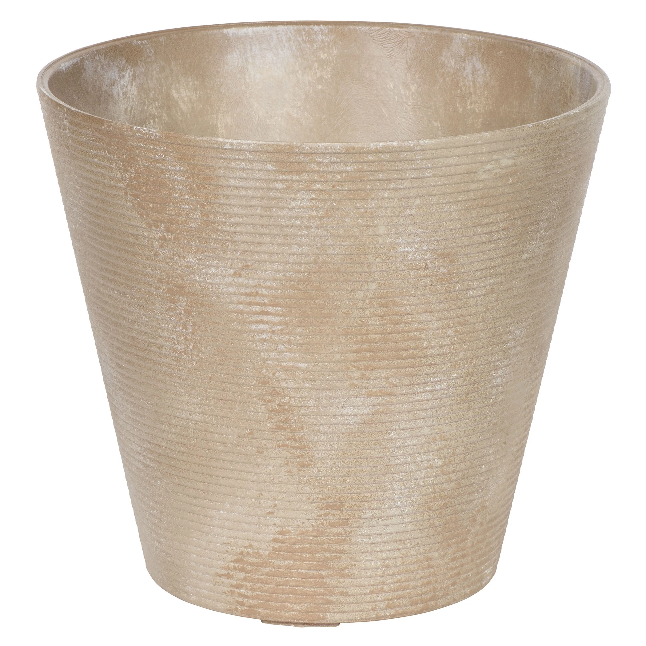 NOVELTY MANUFACTURING COM ArtStone 10" Cali Planter Taupe — Single Unit