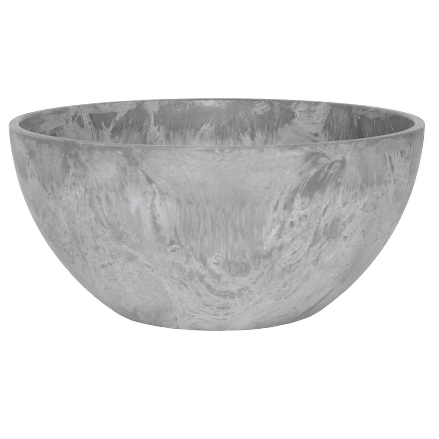 NOVELTY MANUFACTURING COM ArtStone 12" Napa Bowl Grey — Single Unit