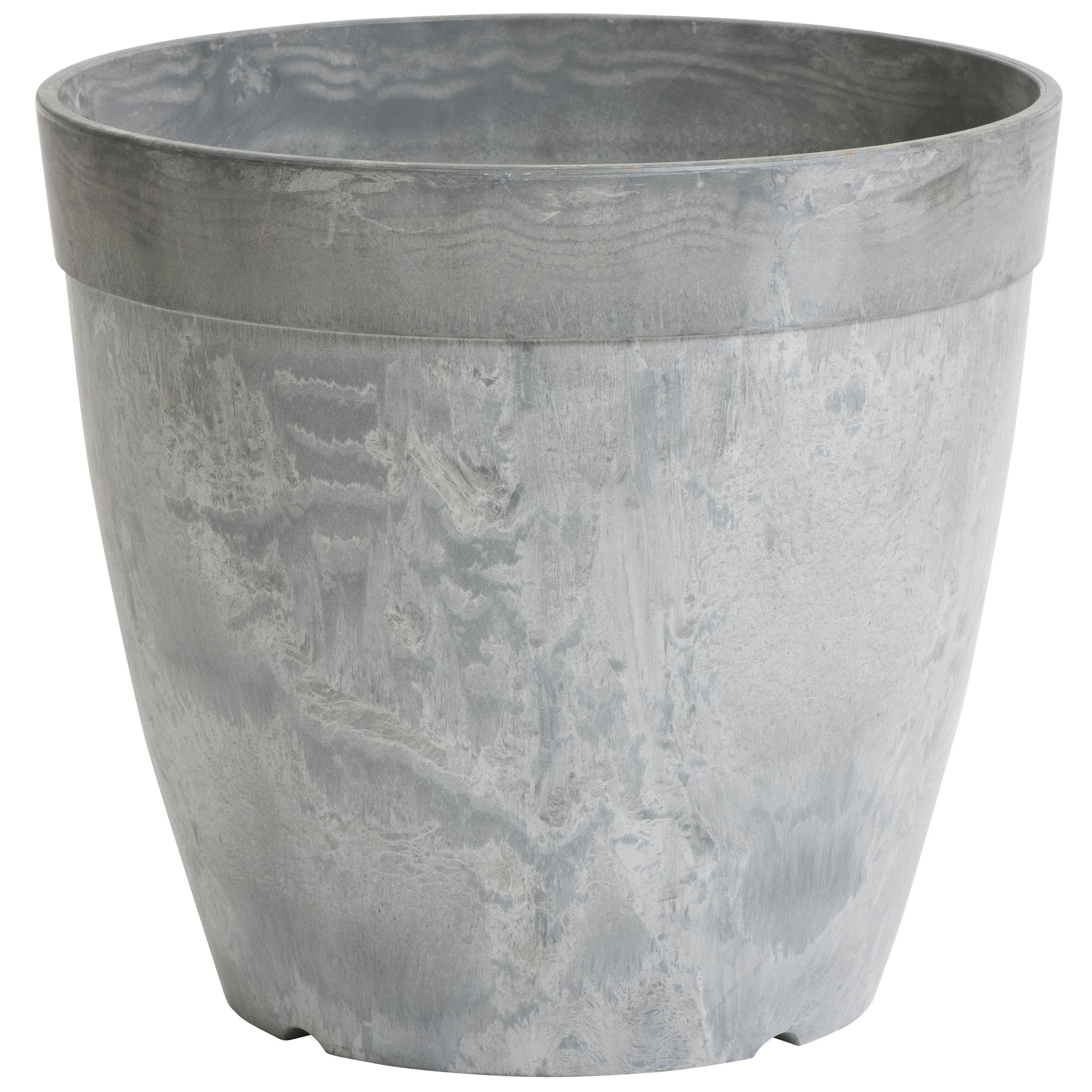 NOVELTY MANUFACTURING COM ArtStone 12" Round Dolce Planter Grey — Single Unit