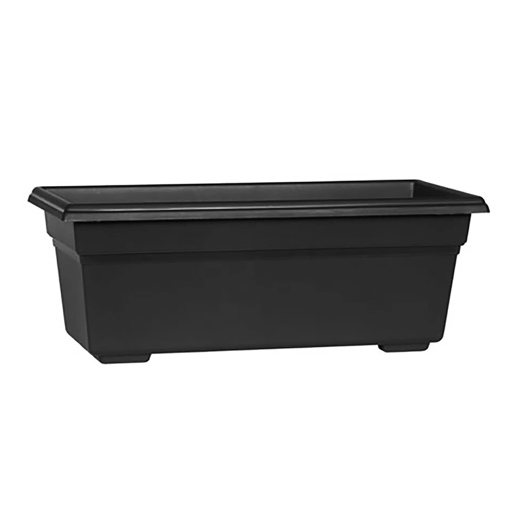 NOVELTY MANUFACTURING COM Countryside 18" Flowerbox Black — Single Unit