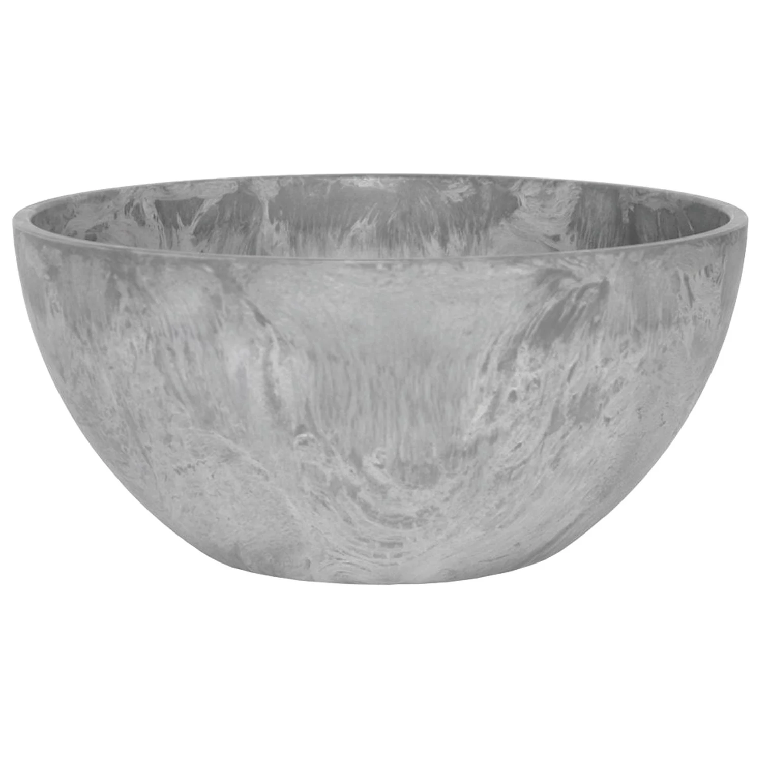 NOVELTY MANUFACTURING COM ArtStone 10" Napa Bowl Grey — Single Unit
