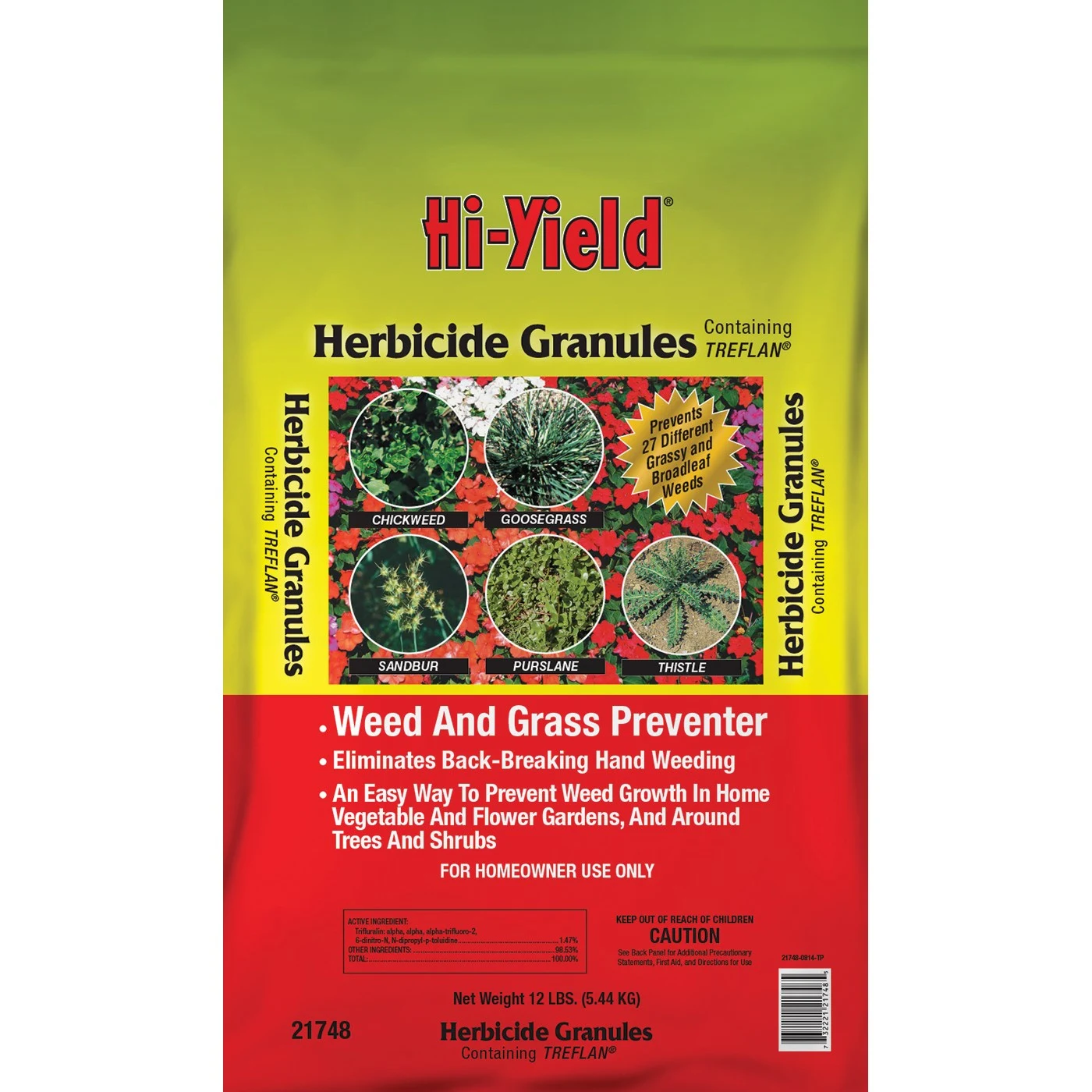 VOLUNTARY PURCHASING GROUP HiYield 15# Herbicide Granules Weed & Grass Preventer — Single Unit
