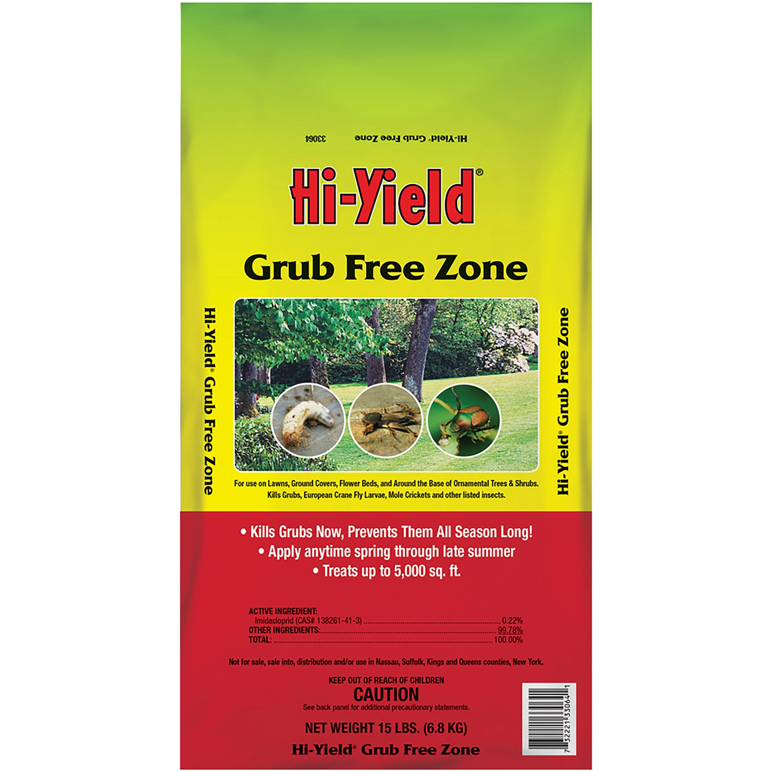 VOLUNTARY PURCHASING GROUP HiYield 15# Grub Free Zone Granules 0.2% Imidacloprid — Single Unit