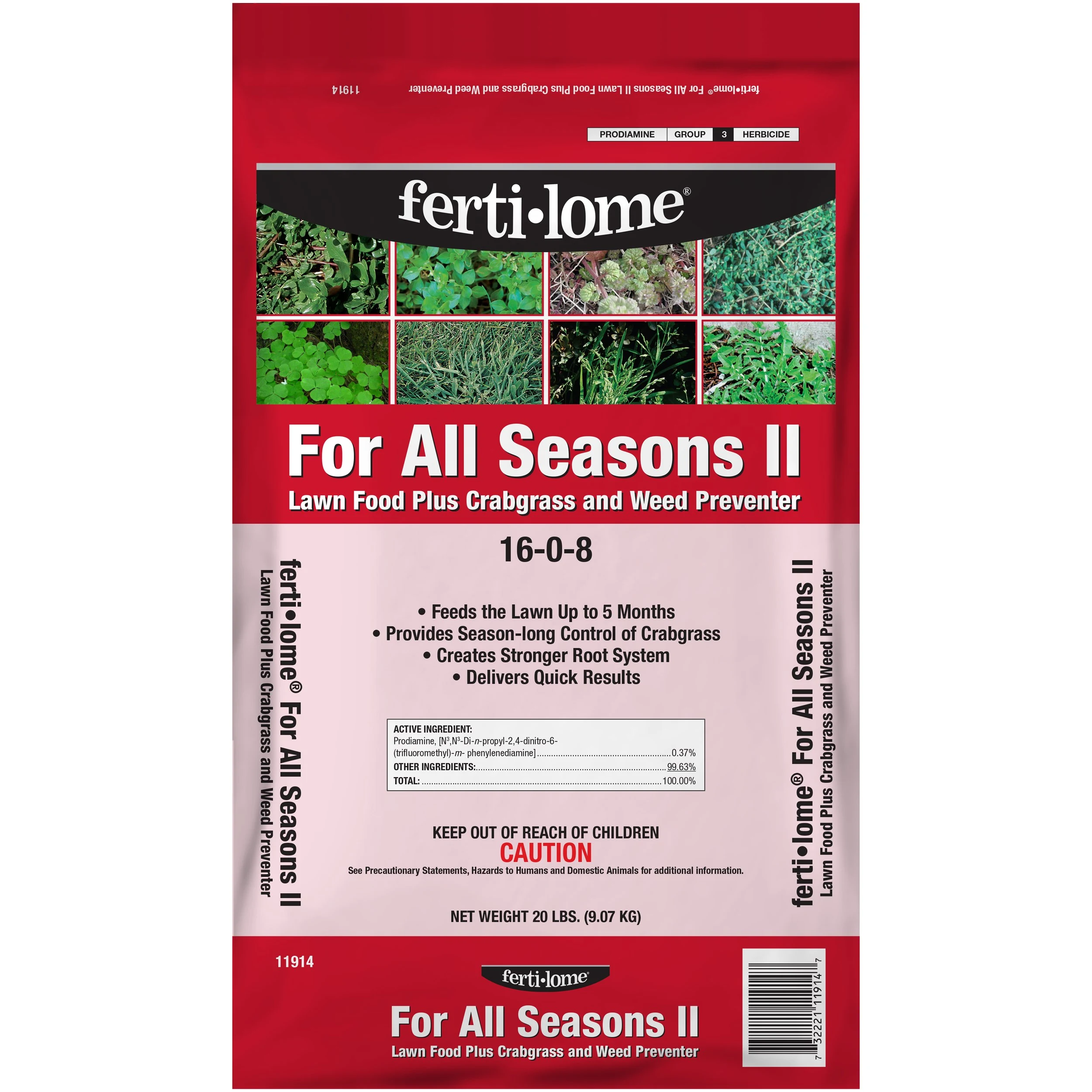 VOLUNTARY PURCHASING GROUP Fertilome 20# All Season Lawn Food Plus — Single Unit