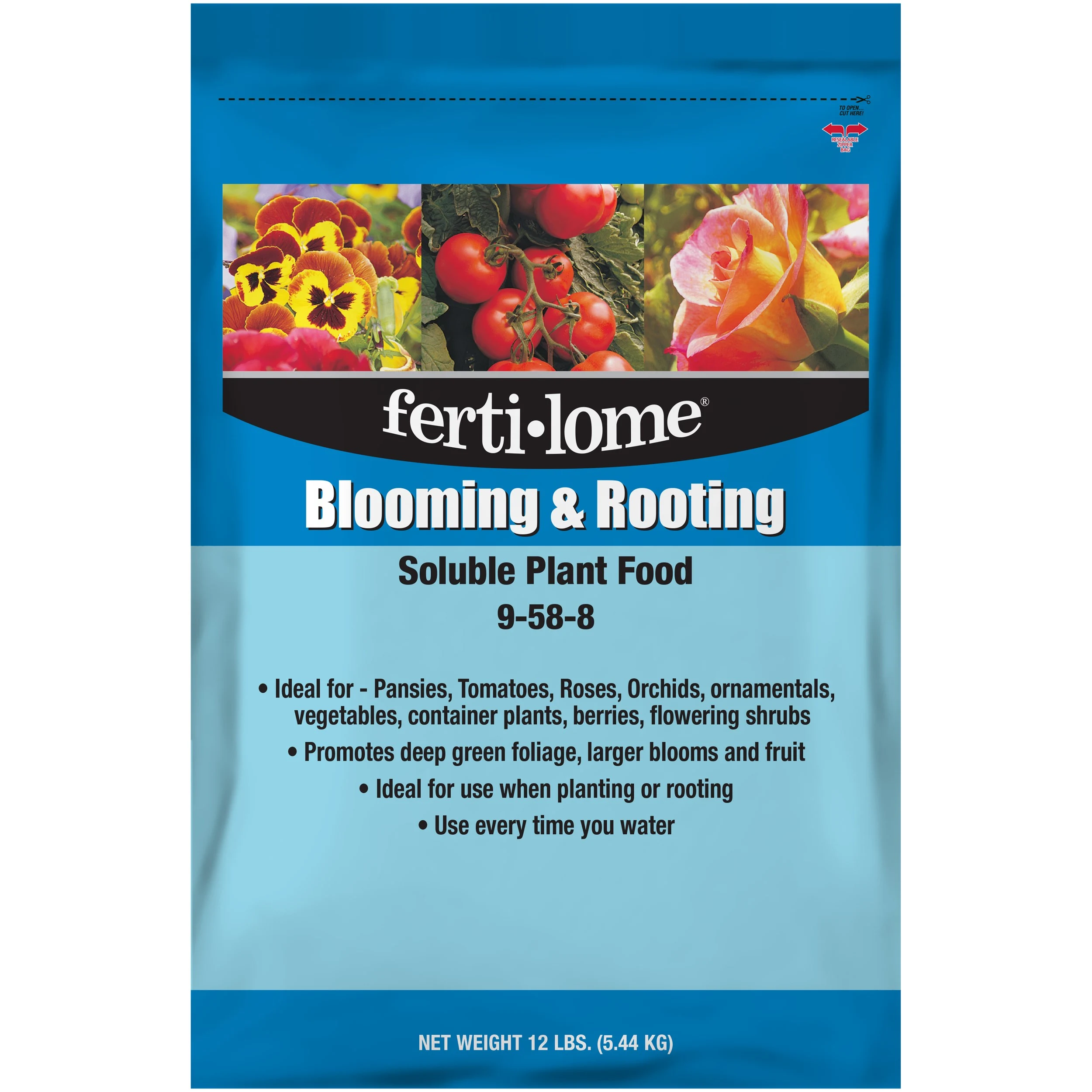 VOLUNTARY PURCHASING GROUP Fertilome 12# Blooming & Rooting 9-58-8 — Single Unit