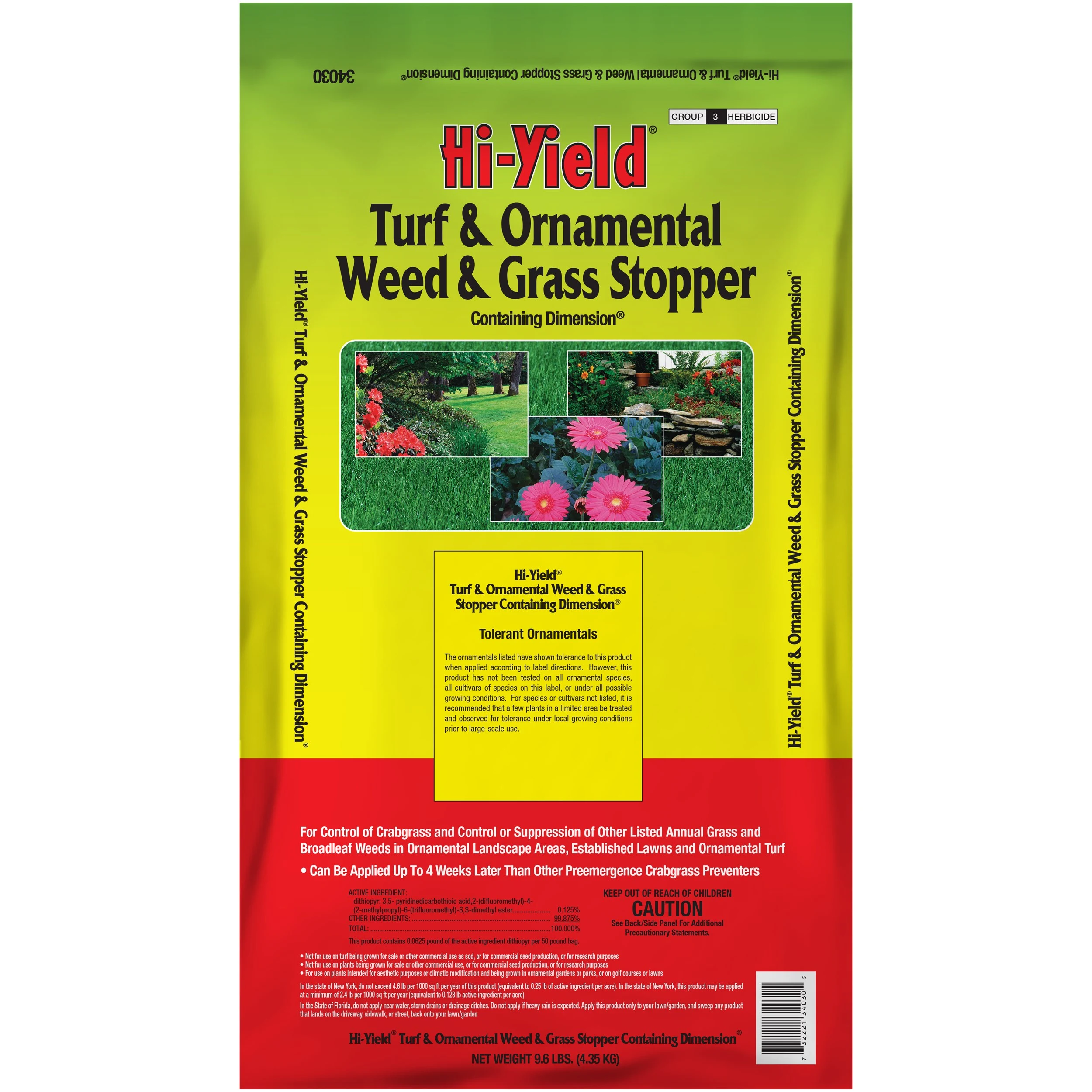 VOLUNTARY PURCHASING GROUP HiYield 9.6# Turf & Ornamental Weed & Grass Stopper — Single Unit