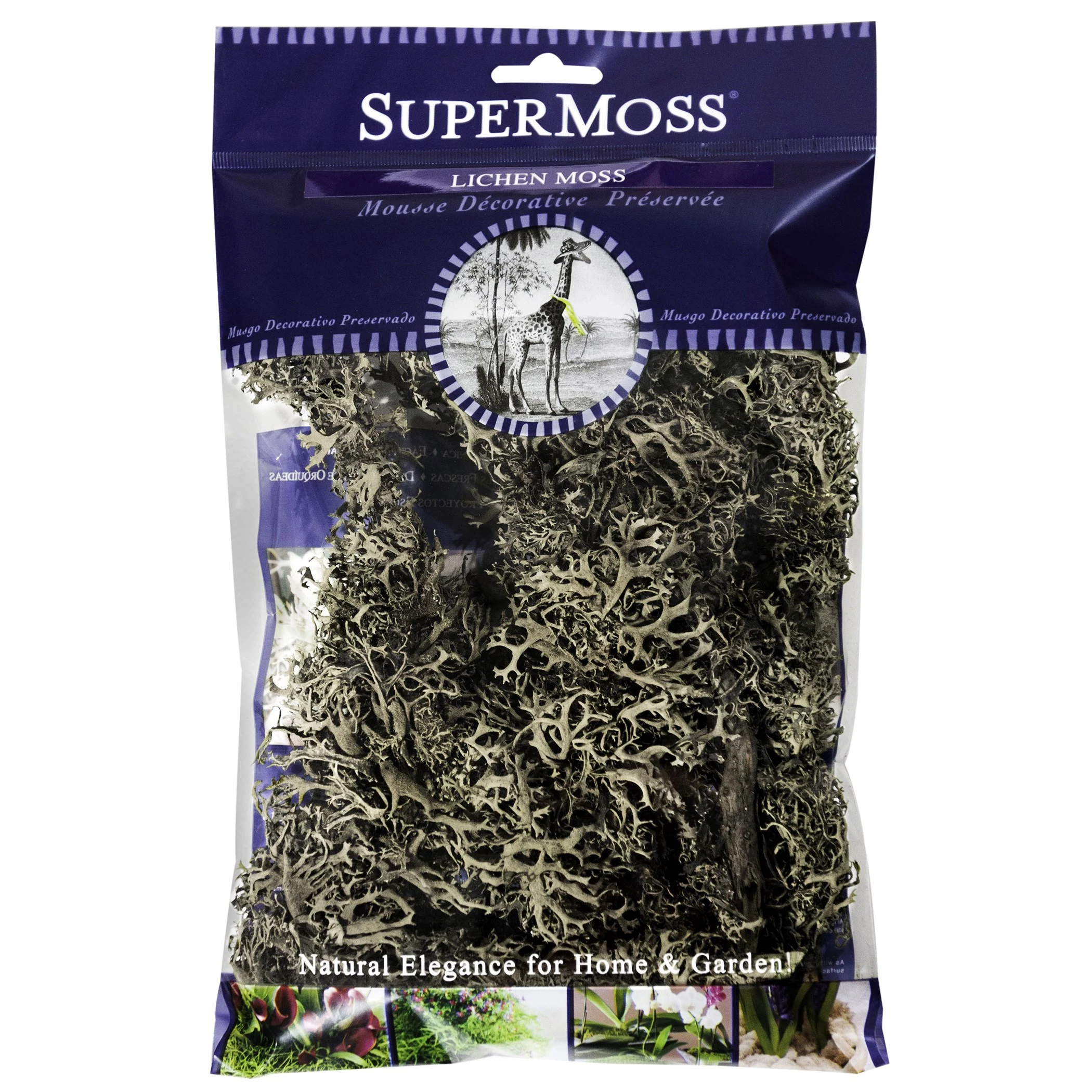 SUPER MOSS SuperMoss 4oz Lichen Parmeli Natural — Single Unit