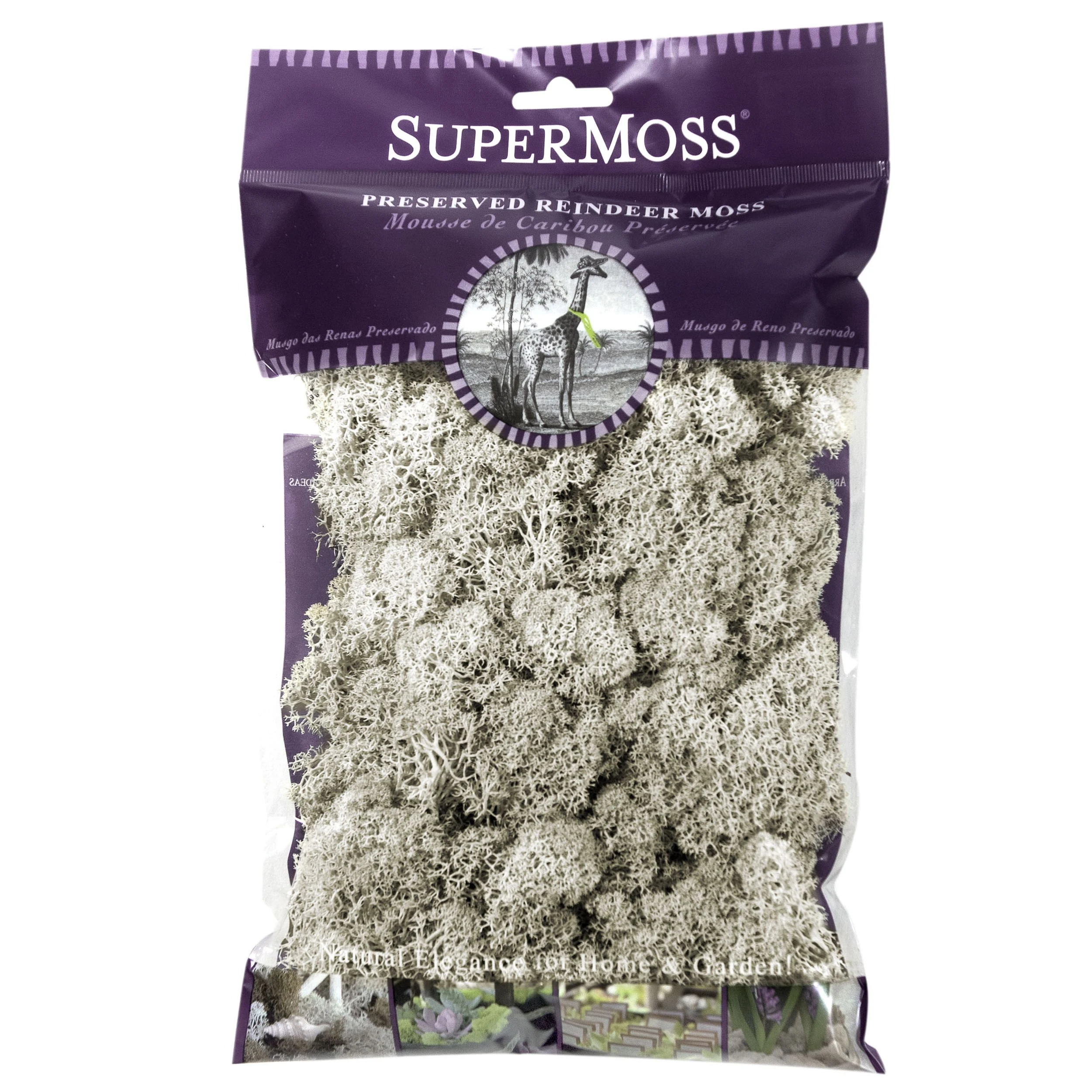 SUPER MOSS SuperMoss 2oz Reindeer Moss Natural — Single Unit