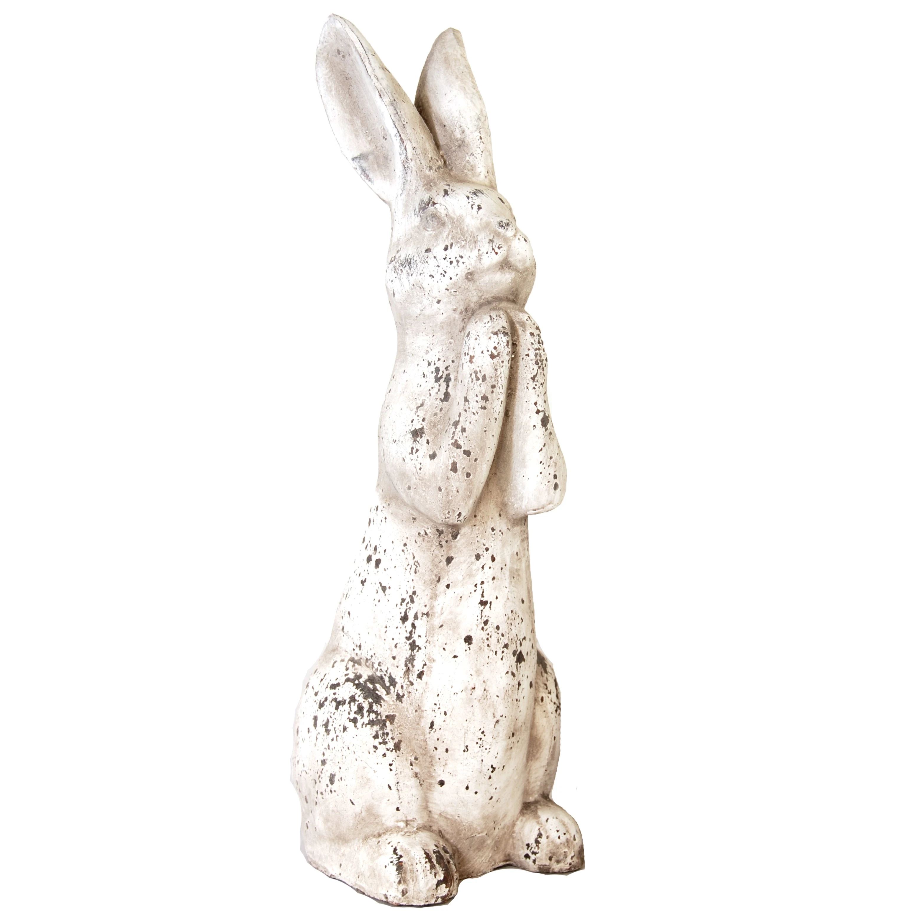 BRIGHT OCEAN INTERNATIONAL LTD MCarr 19.3" Small Praying Rabbit Antique White — Single Unit