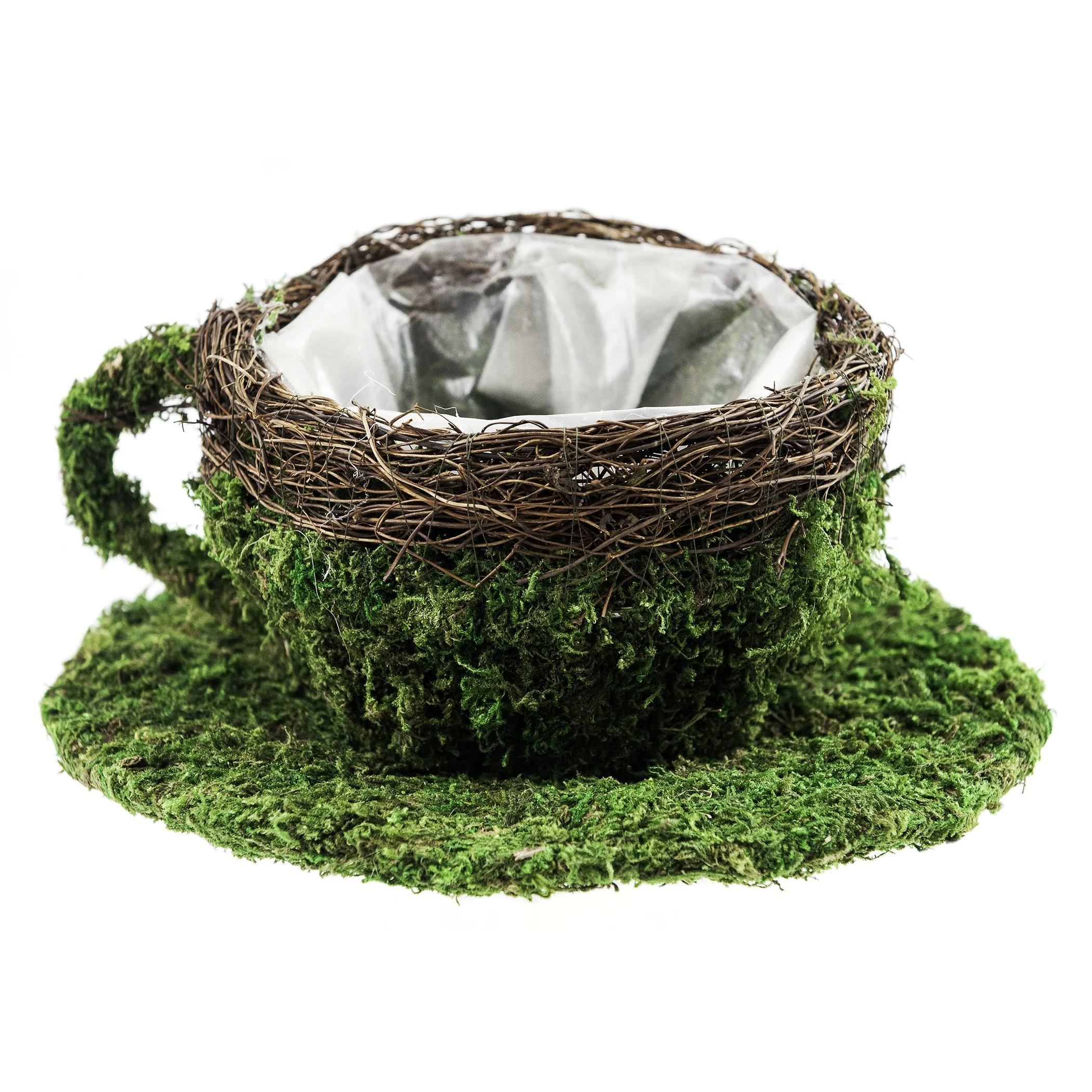 SUPER MOSS SuperMoss 6" Large Deco Coffee Cup Fresh Green — Single Unit