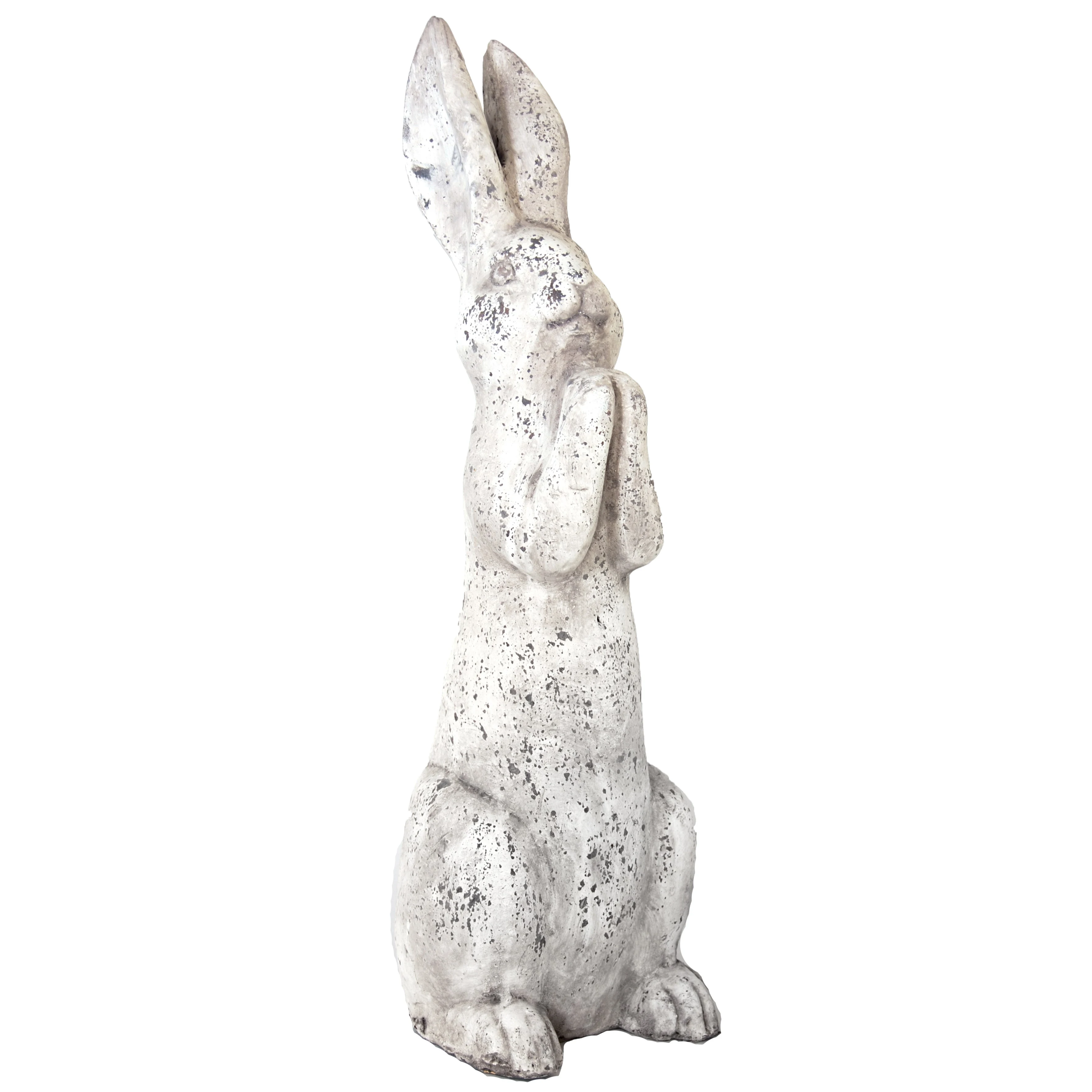 BRIGHT OCEAN INTERNATIONAL LTD MCarr 26.6" Large Praying Rabbit Antique White — Single Unit