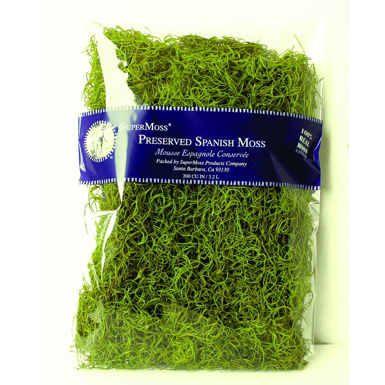 SUPER MOSS SuperMoss 8oz Spanish Moss Preserved Basil — Single Unit