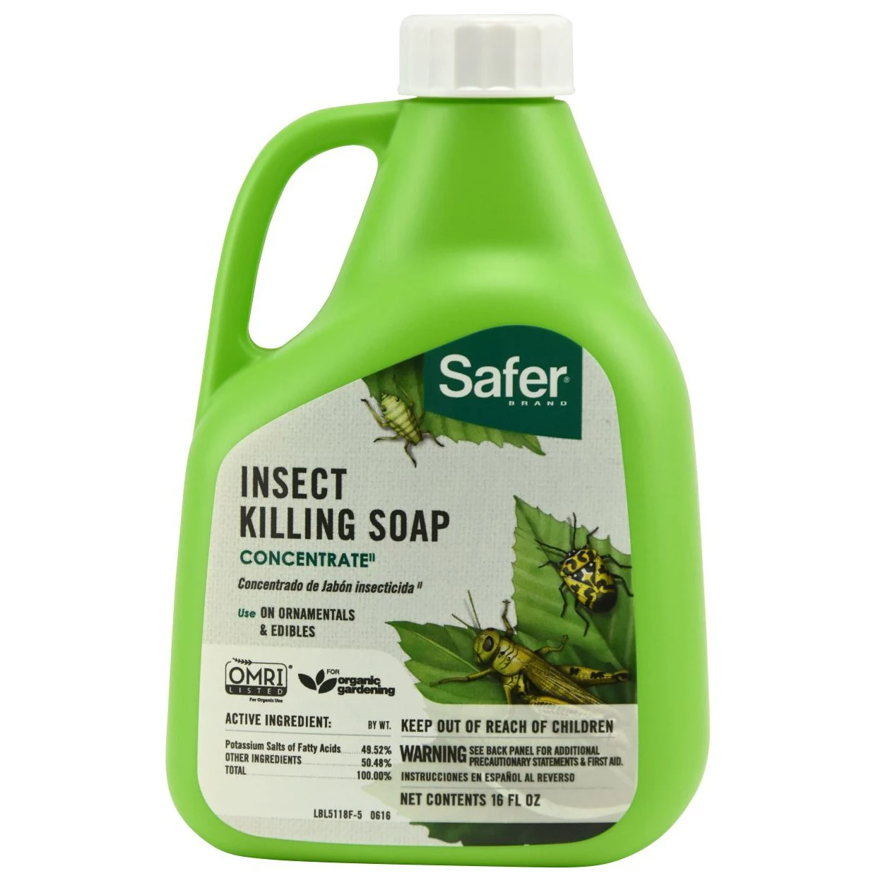 WOODSTREAM CORP Safer 16oz Flower & Gard Insect Soap Conc — Single Unit