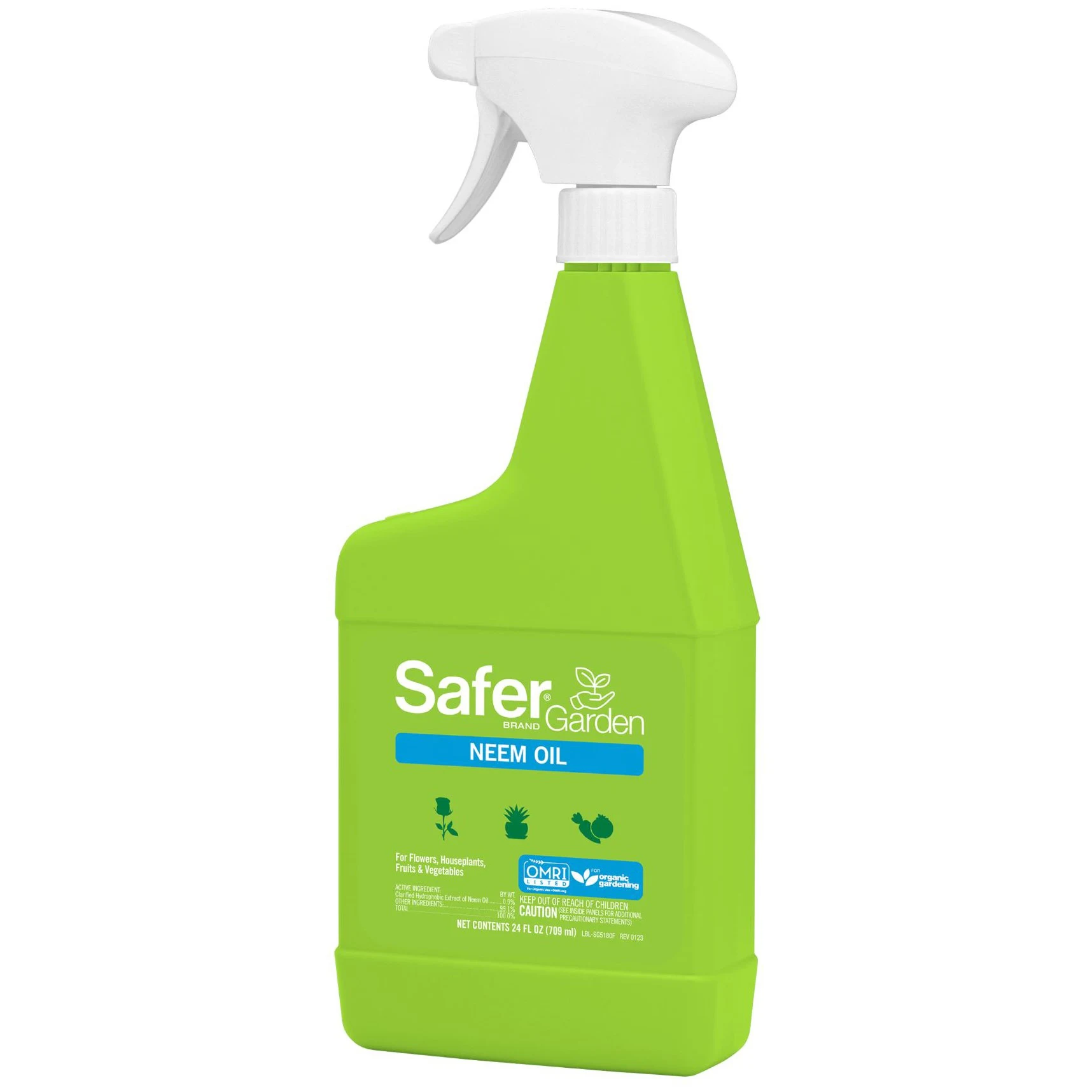 WOODSTREAM CORP Safer Garden 24oz Neem Oil RTU OMRI Listed — Single Unit