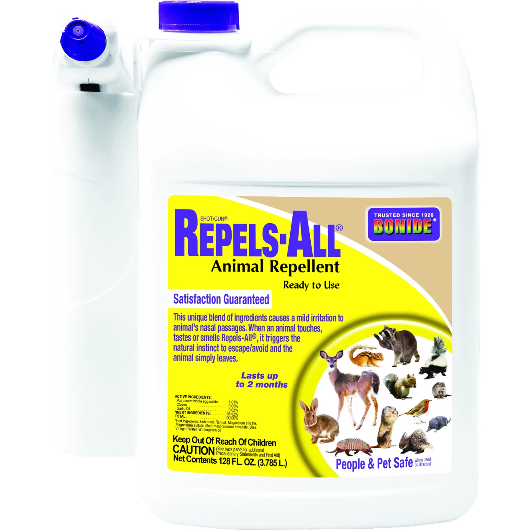 Bonide 1Gal Repels-All RTU w/ Pump Sprayer — Single Unit