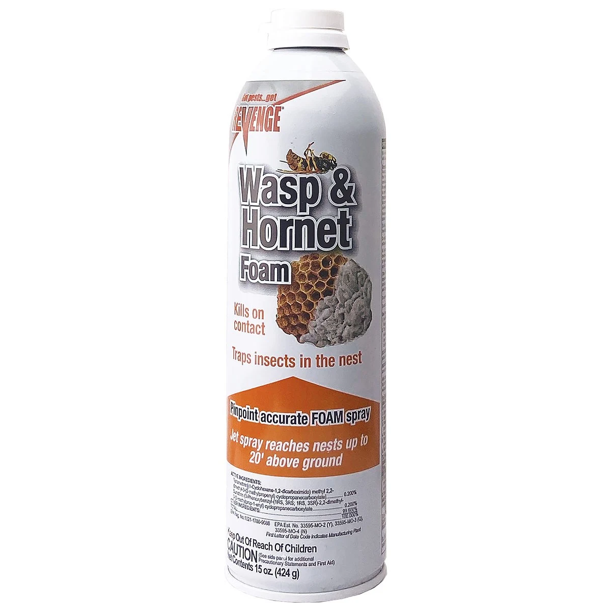 BONIDE Revenge 15oz Wasp & Hornet Foam — Single Unit