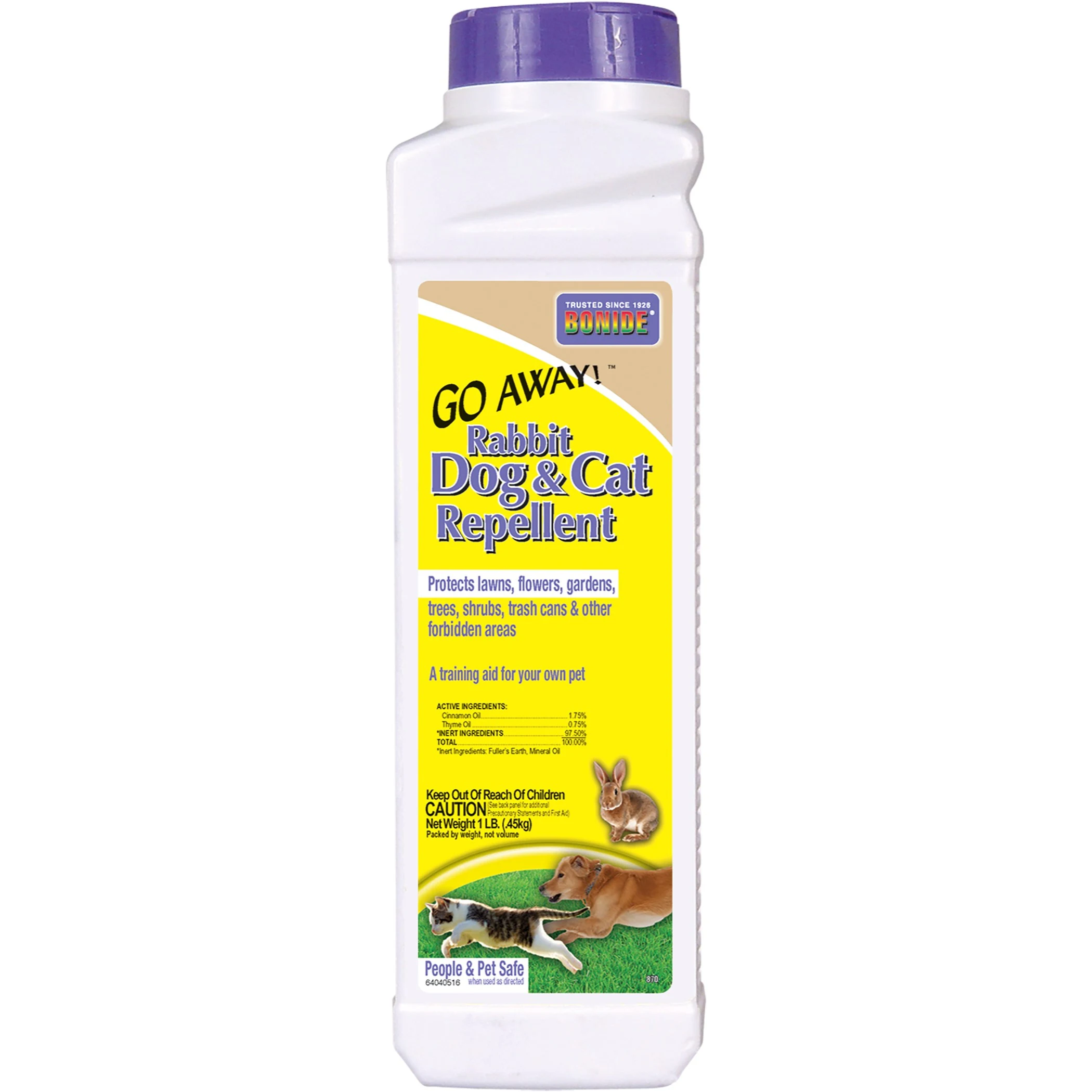 Bonide 1# Go Away Rabbit Dog & Cat Repel — Single Unit