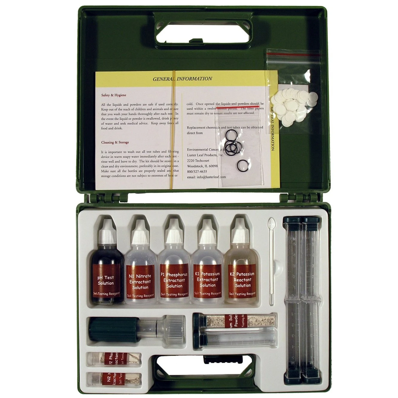 LUSTER LEAF PRODUCTS INC Luster Leaf Soil Test Kit For pH-N-P-K 80 Tests — Single Unit
