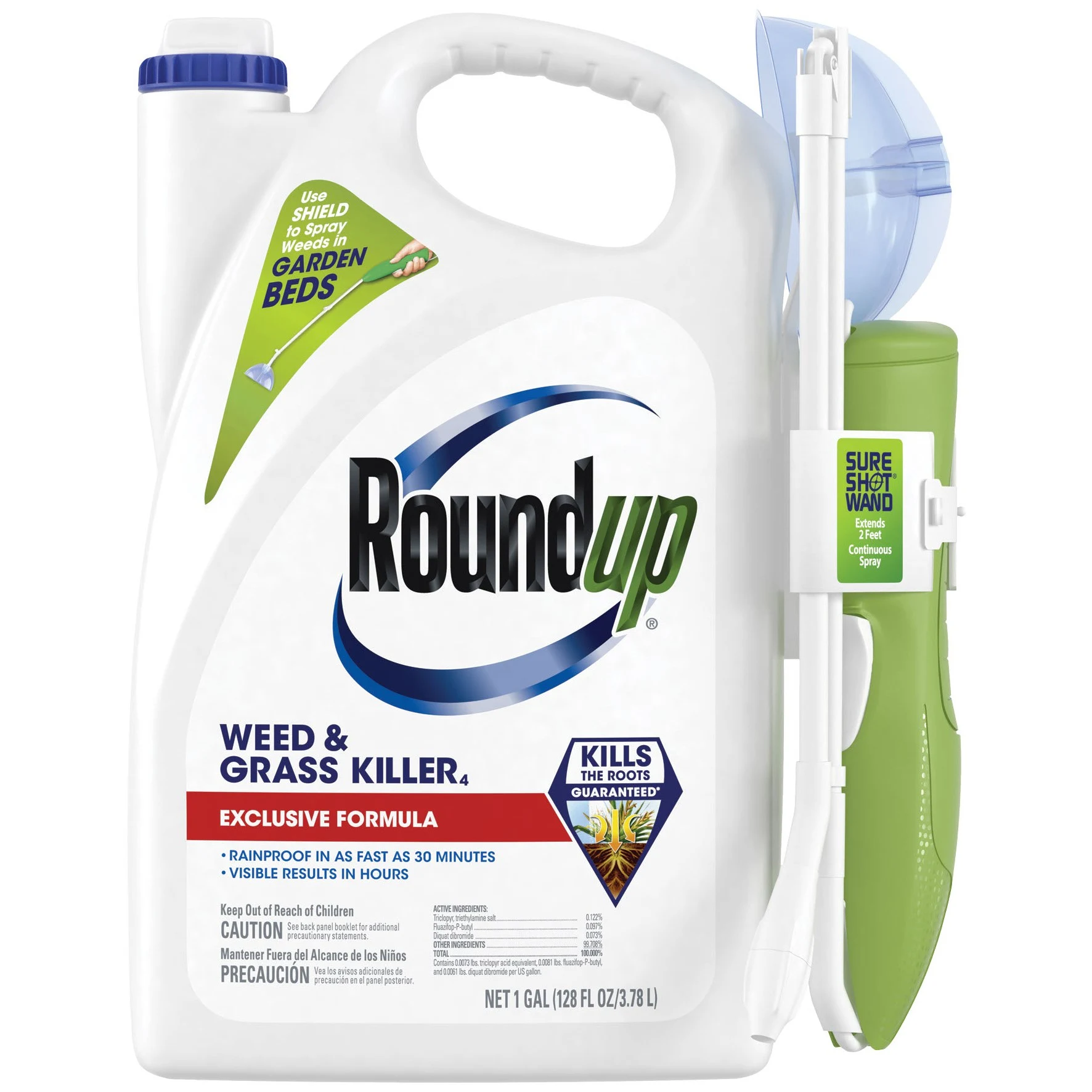 THE SCOTTS COMPANY Roundup 1gal Weed & Grass RTU Sure Shot Wand — Single Unit