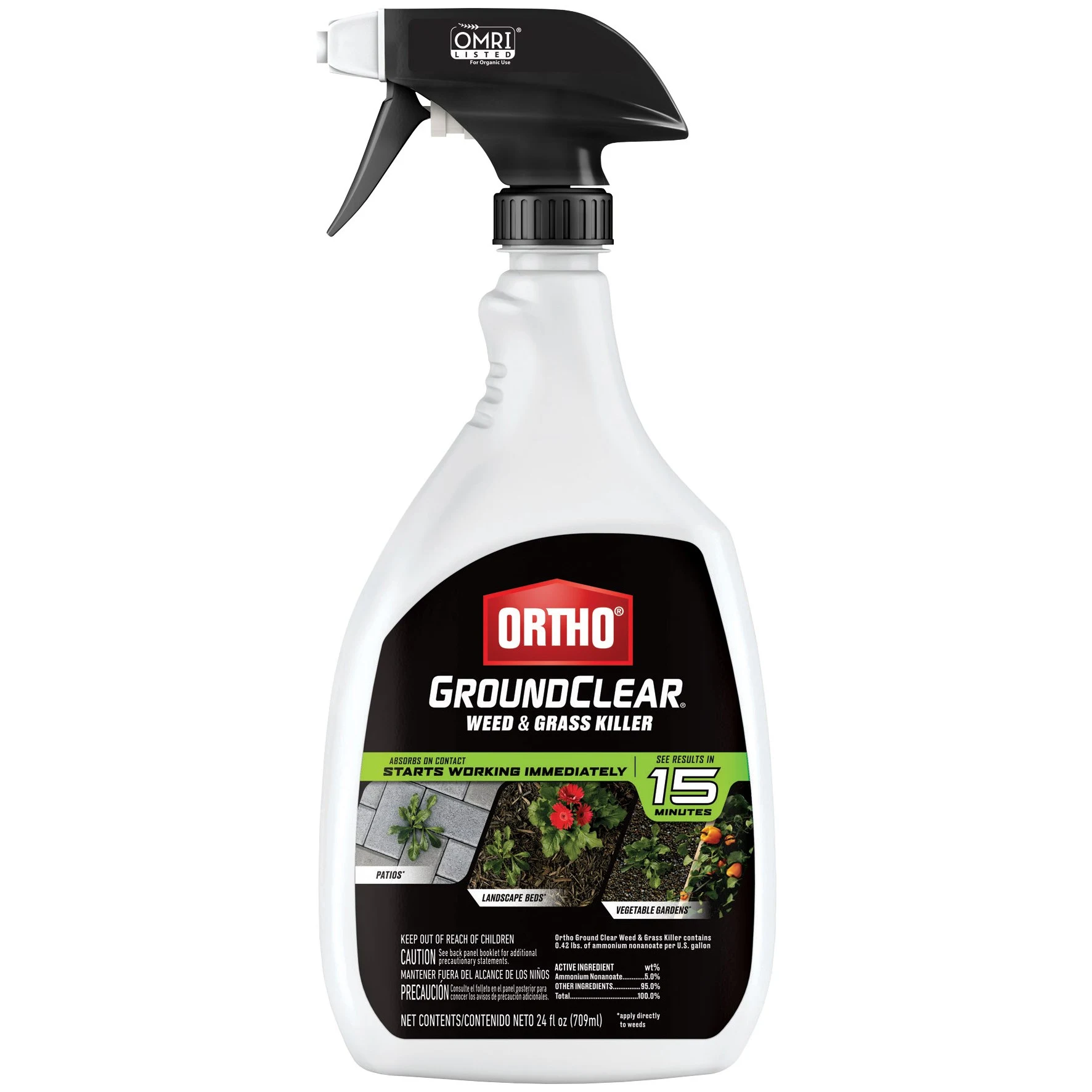 THE SCOTTS COMPANY Ortho 24oz RTU GroundClear Weed & Grass — Single Unit