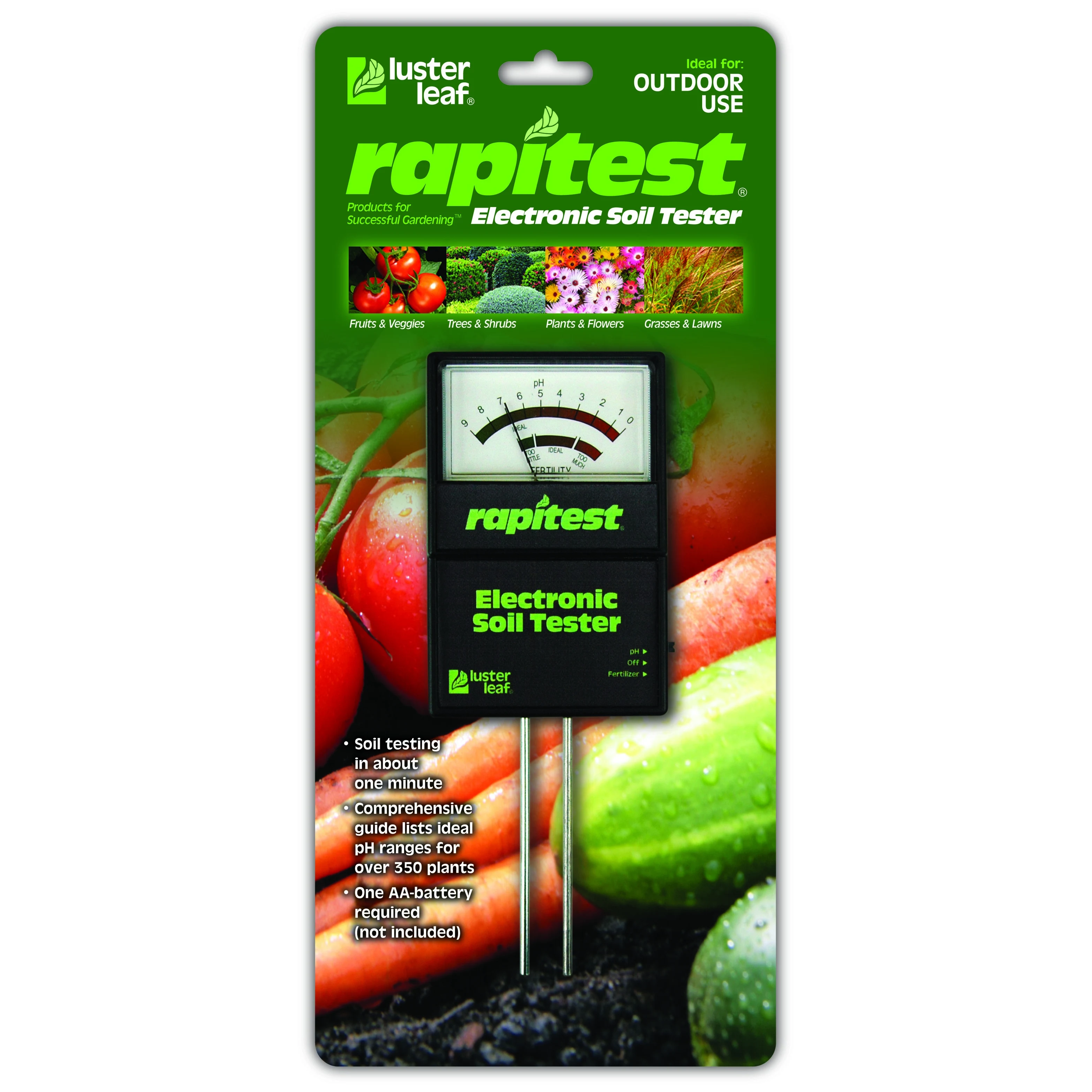 LUSTER LEAF PRODUCTS INC Luster Leaf Rapitest Electronic Soil Tester — Single Unit