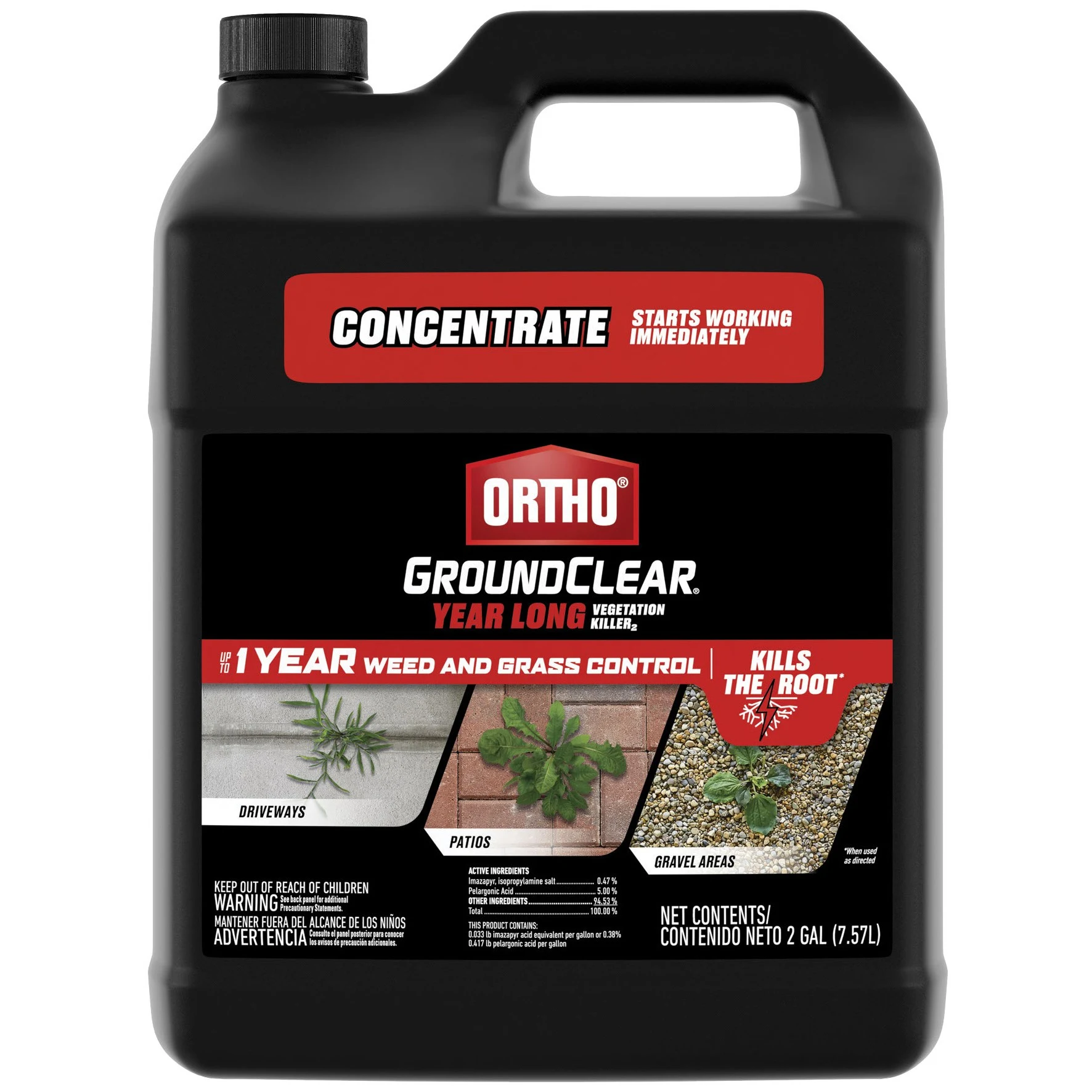 THE SCOTTS COMPANY Ortho 2gal GroundClear Vegetation Killer Concentrate — Single Unit
