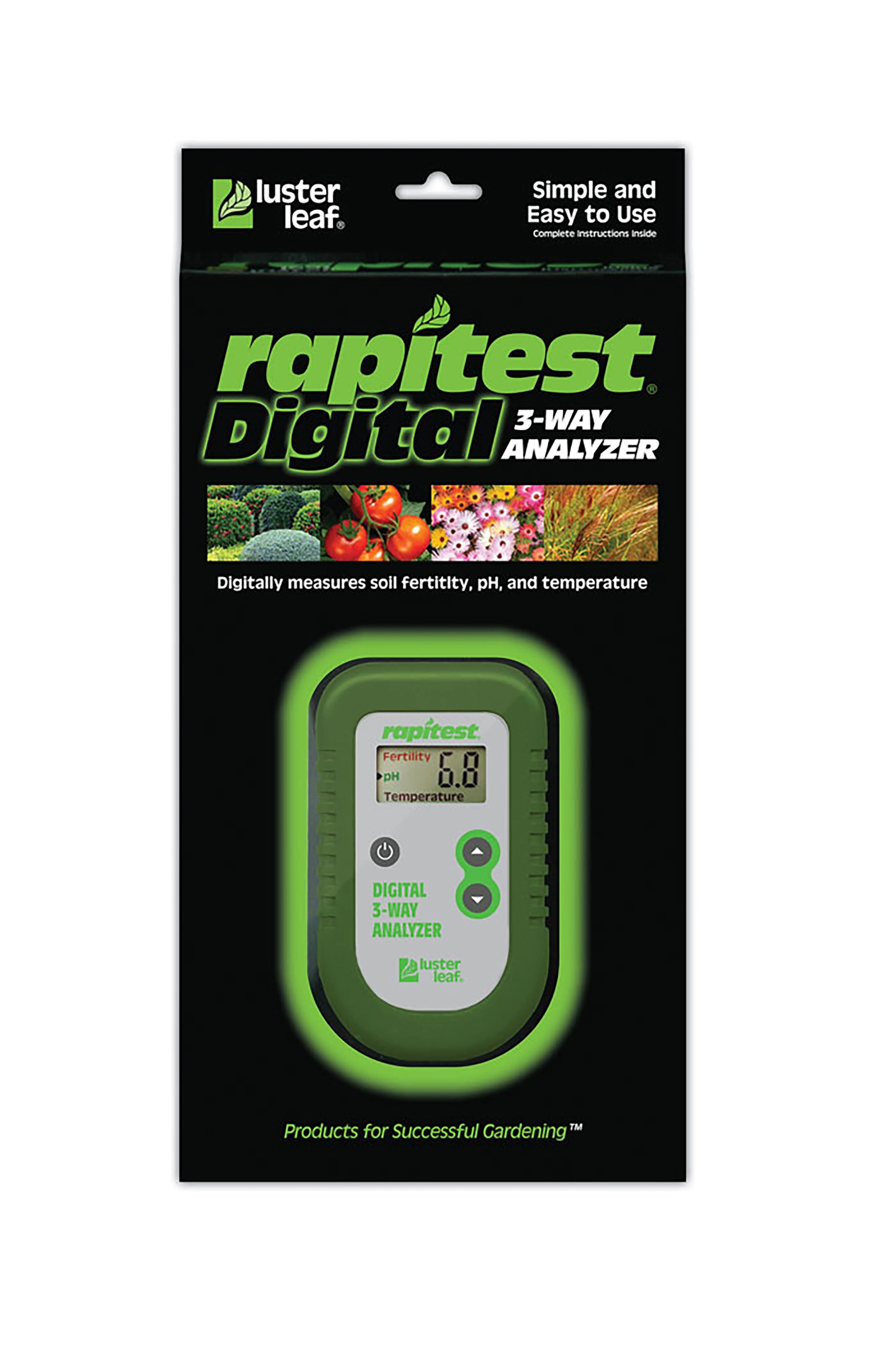 LUSTER LEAF PRODUCTS INC Luster Leaf 3-Way Digital Soil Analyzer — Single Unit