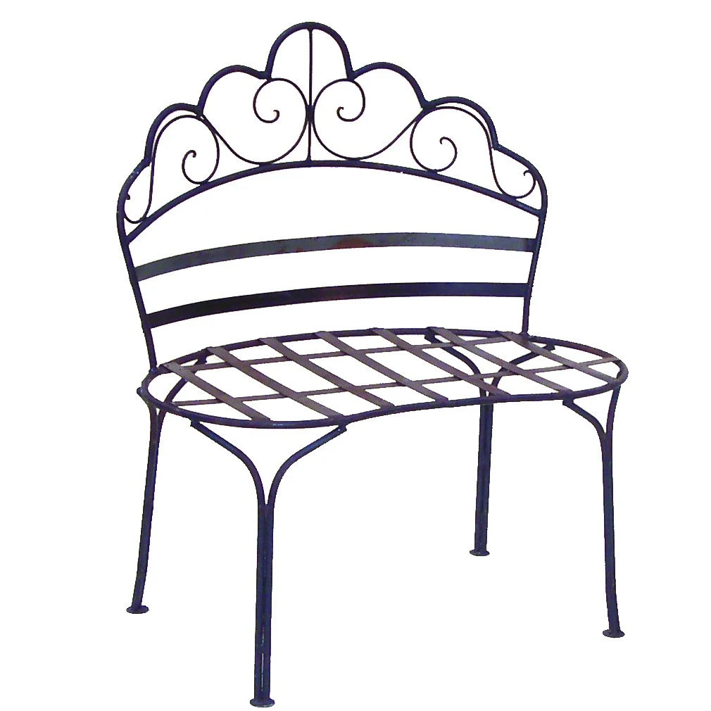 DEER PARK IRONWORKS Deer Park Wave Bench — Single Unit