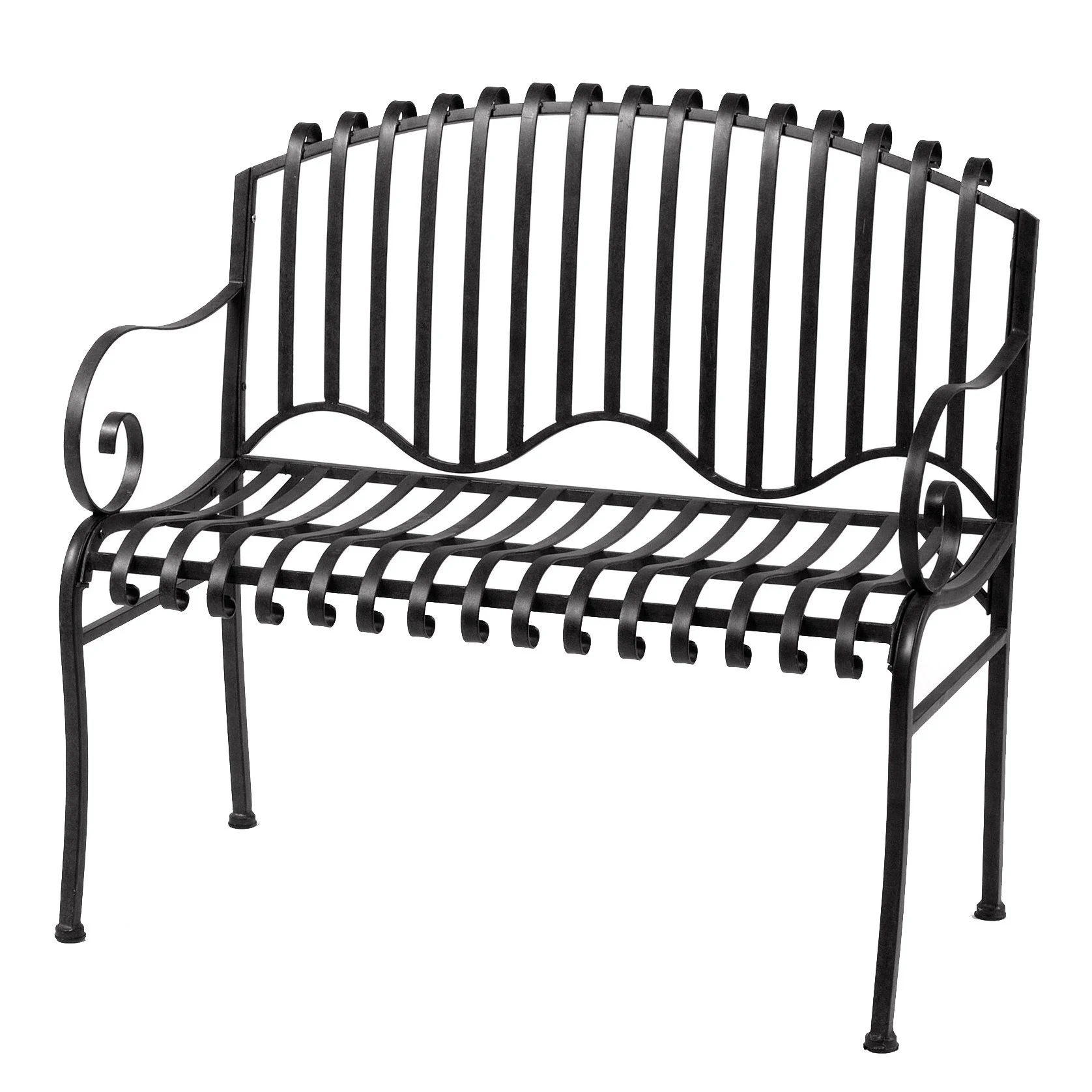 DEER PARK IRONWORKS Deer Park Solera Bench Black — Single Unit