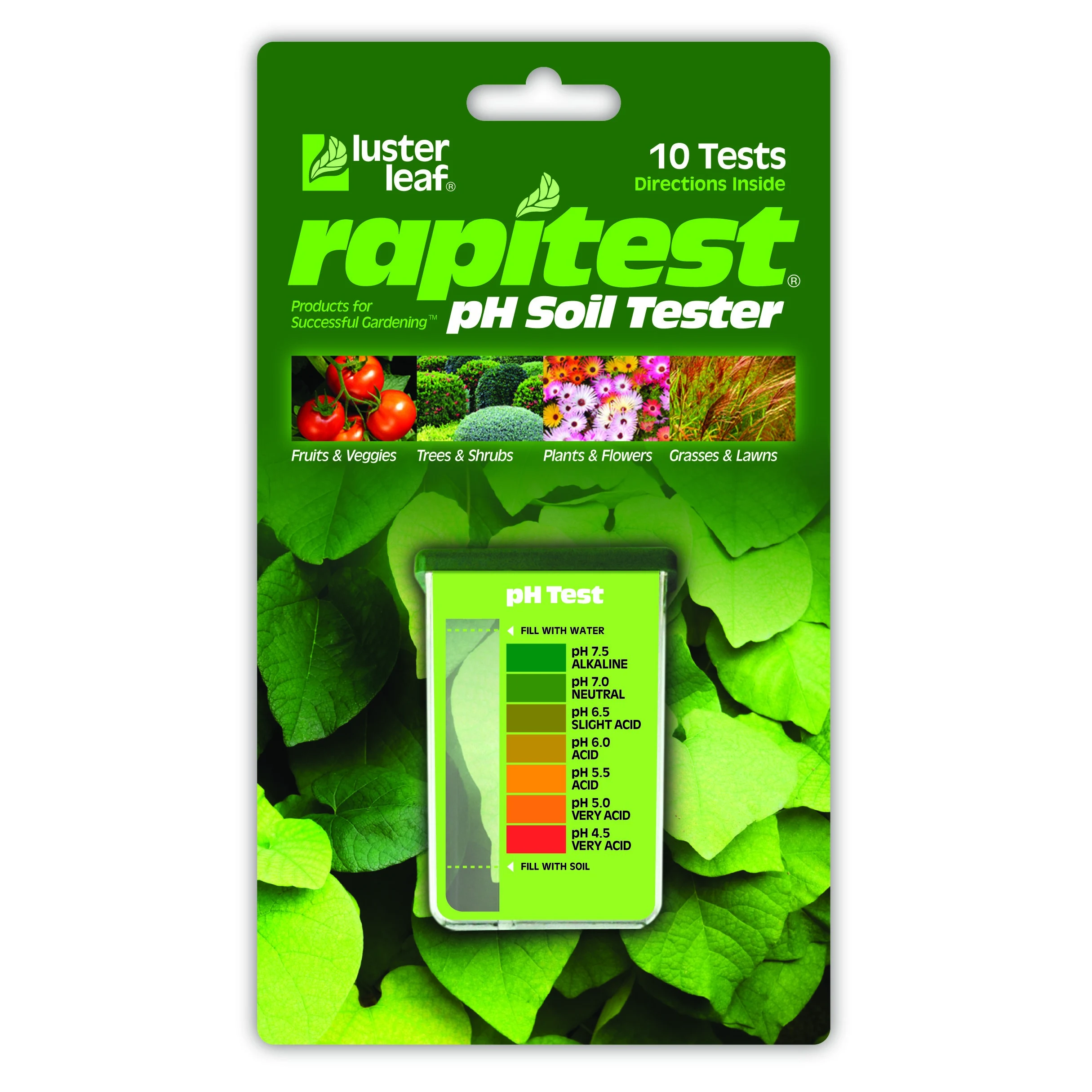 LUSTER LEAF PRODUCTS INC Luster Leaf Rapitest pH Test — Single Unit