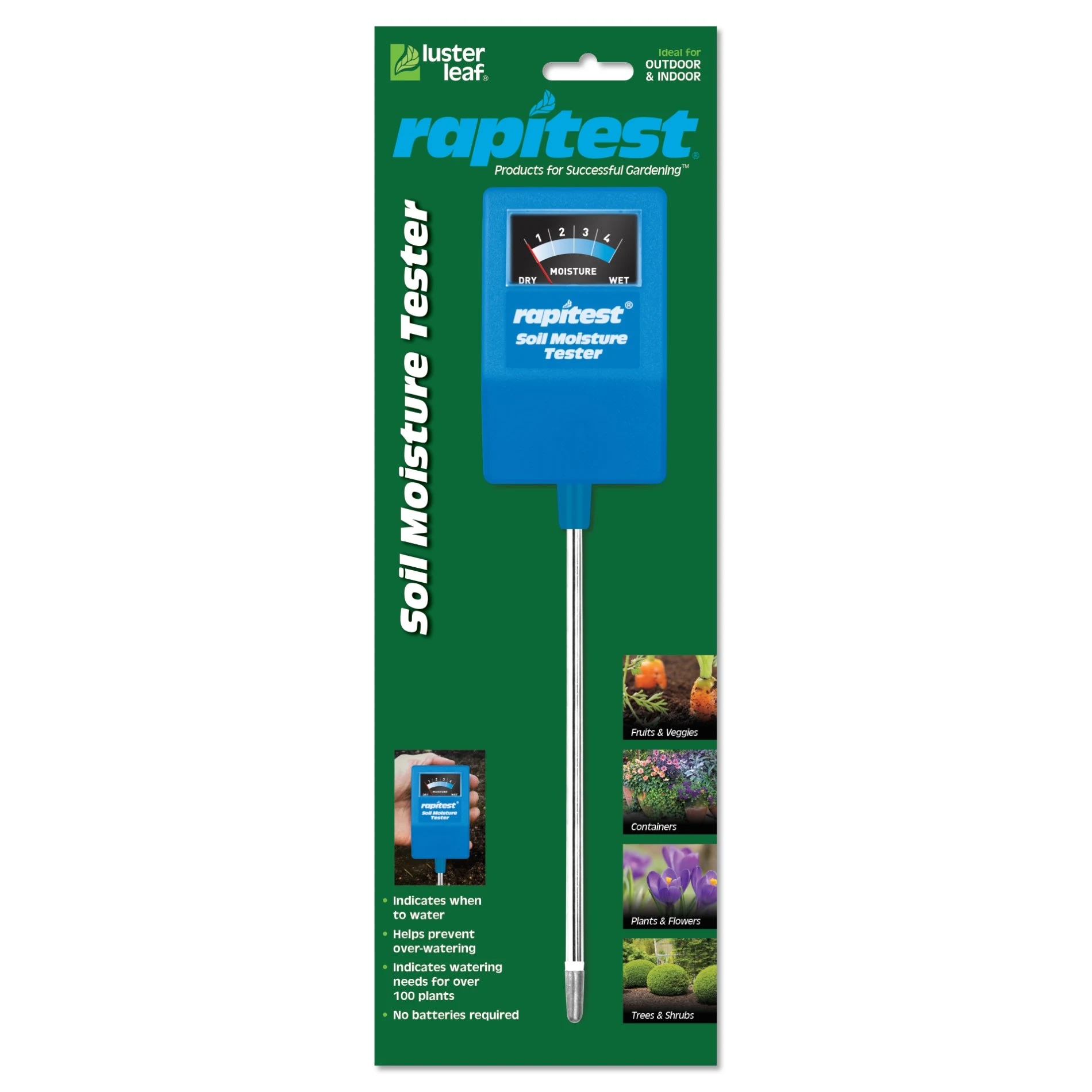 LUSTER LEAF PRODUCTS INC Luster Leaf Rapitest Moisture Meter — Single Unit