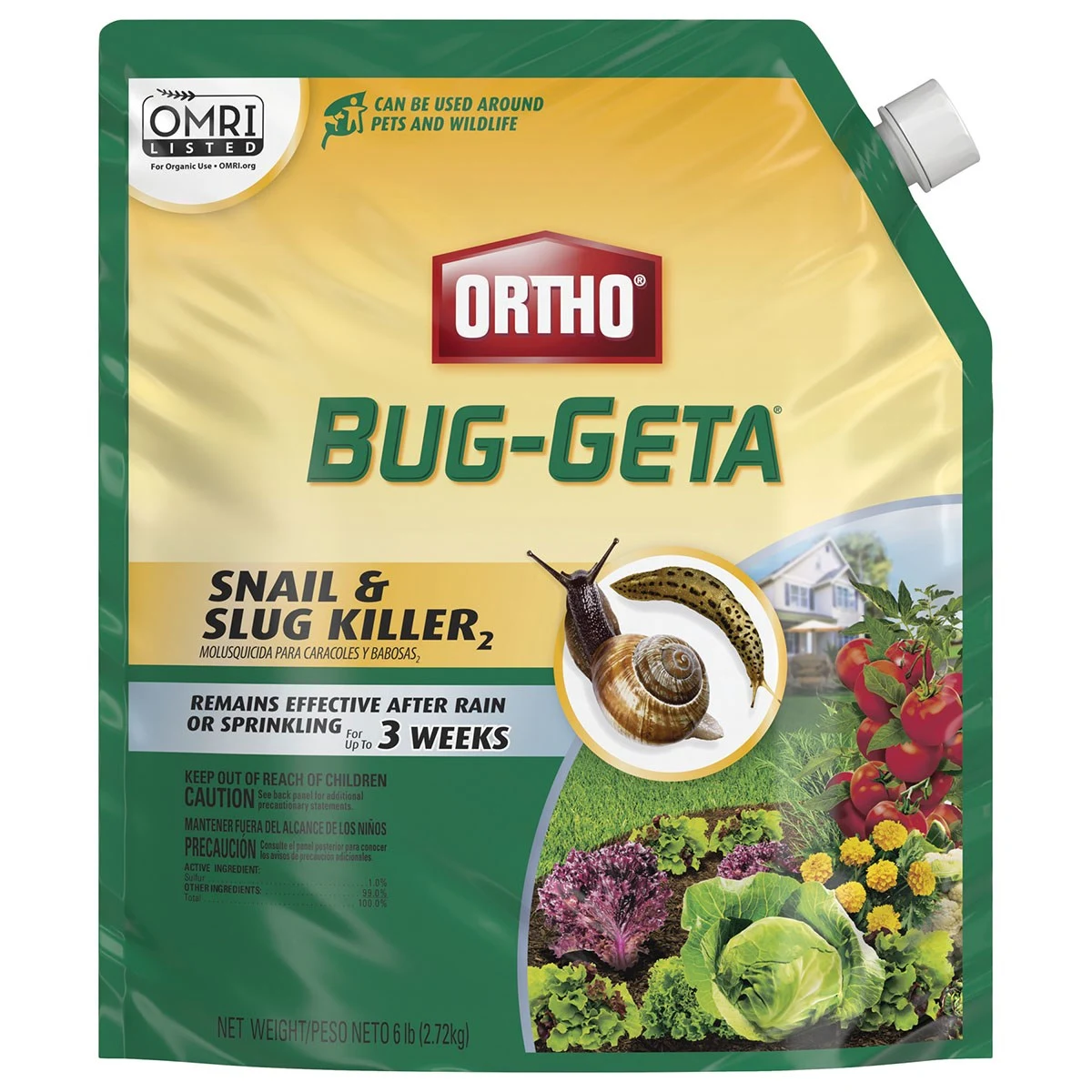 THE SCOTTS COMPANY Ortho 6# Bug-Geta Snail & Slug Killer — Single Unit