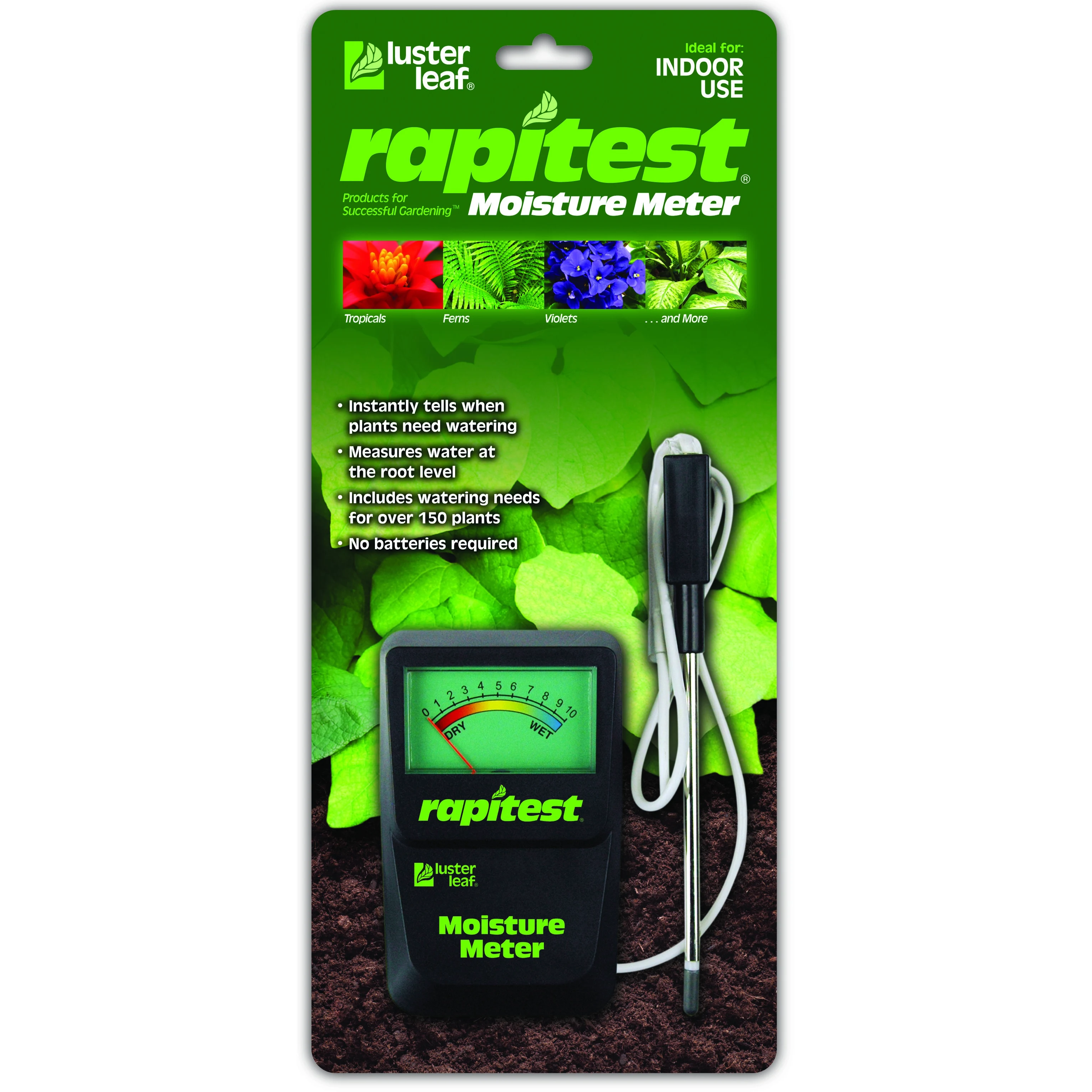 LUSTER LEAF PRODUCTS INC Luster Leaf Moisture Meter — Single Unit