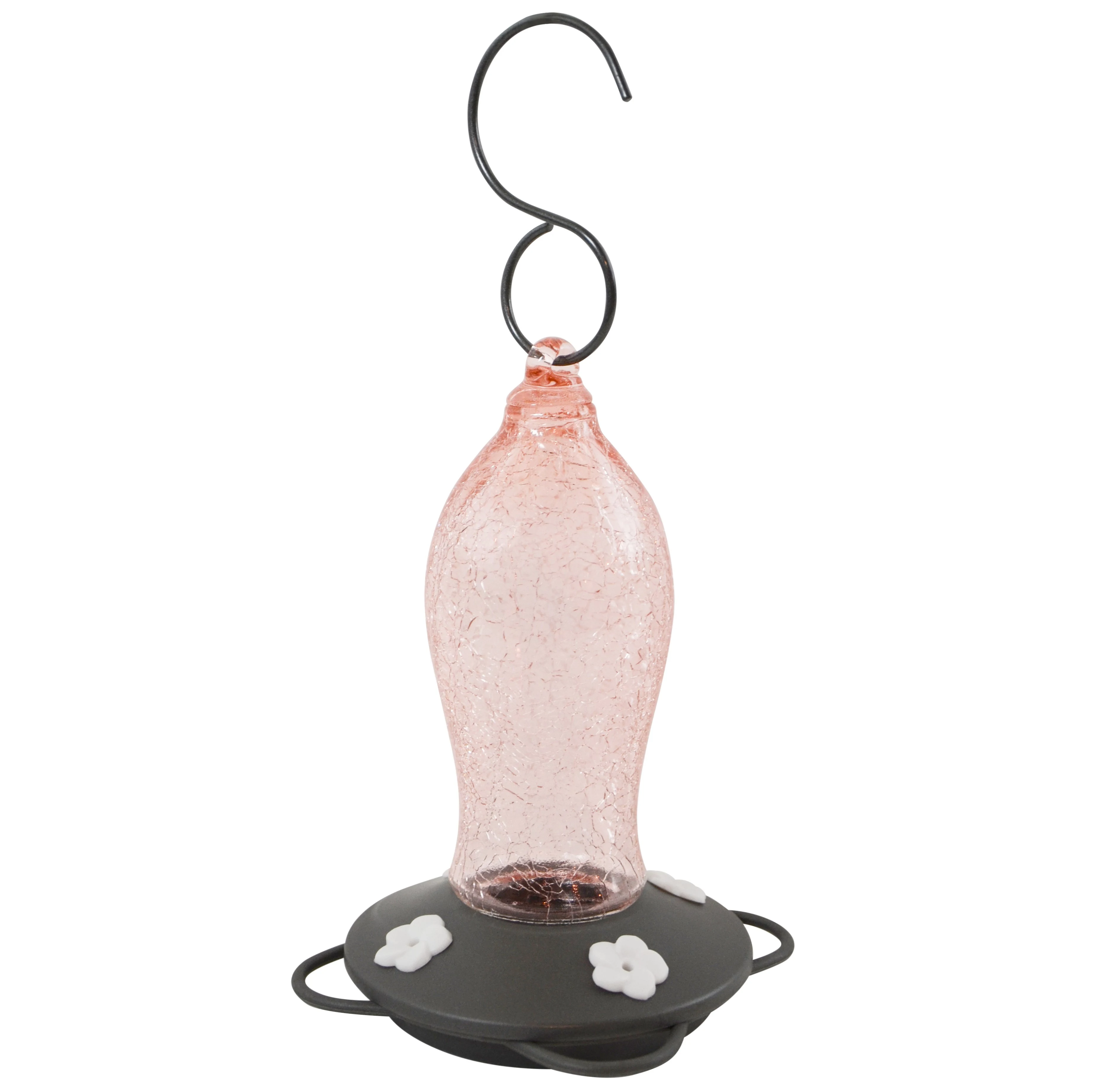 NATURES WAY PRODUCTS, LLC Natures Way 16oz Artisan Gravity Hummingbird Feeder Blush Crackle — Single Unit