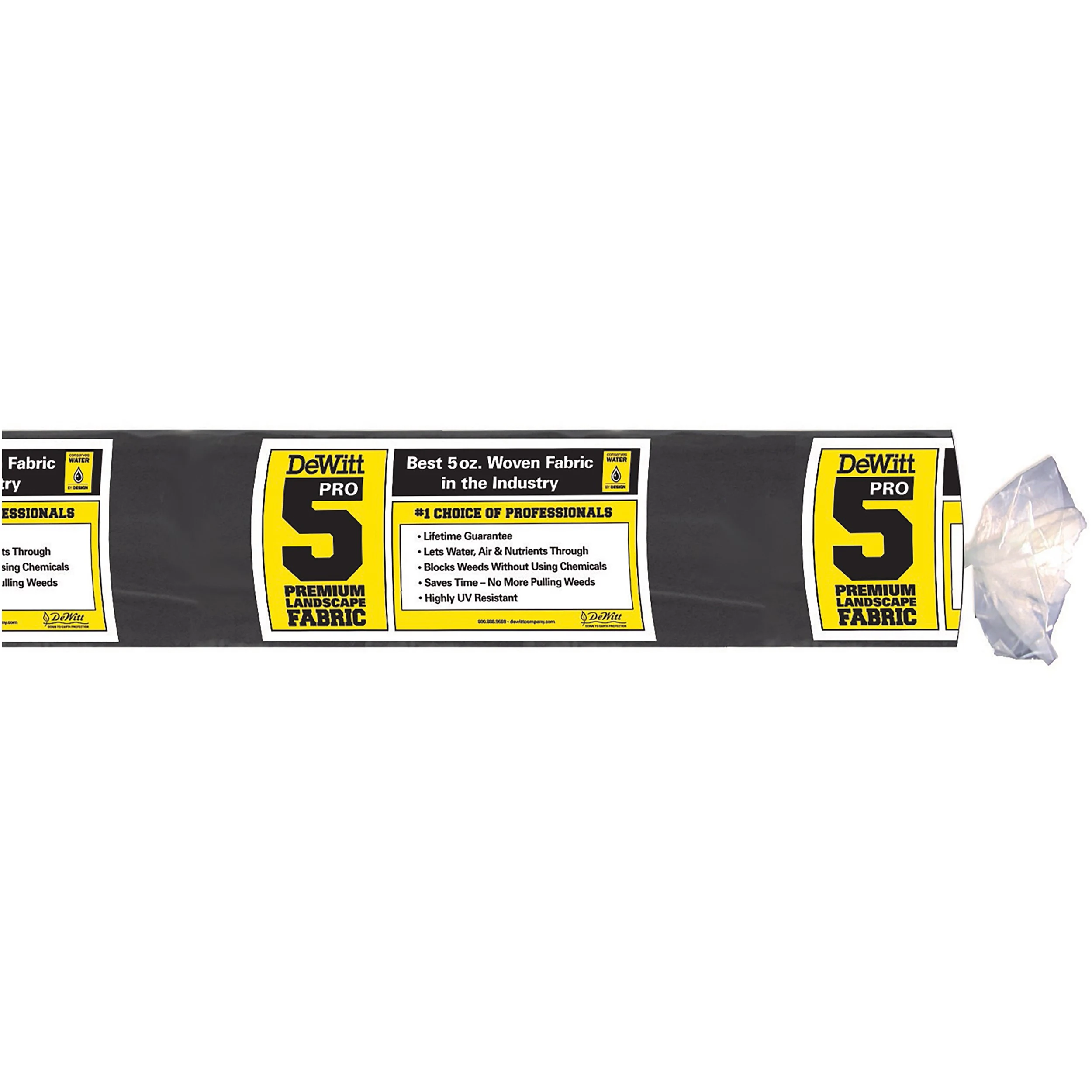 Dewitt 12'x250' Bulk Pro 5 Barrier 5oz Fabric Folded — Single Unit