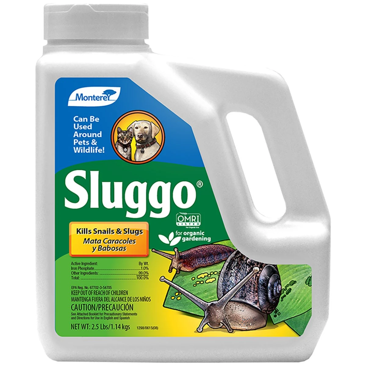 LAWN AND GARDEN PRODUCTS Monterey 2.5# Sluggo OMRI — Single Unit