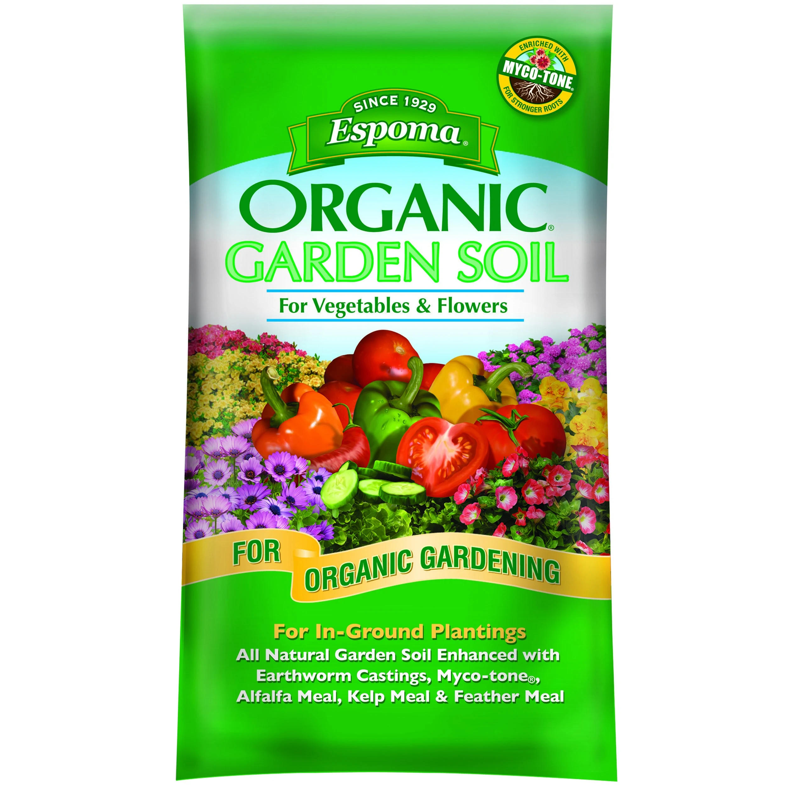 Espoma 1cf Organic Veg & Flower Soil — Single Unit