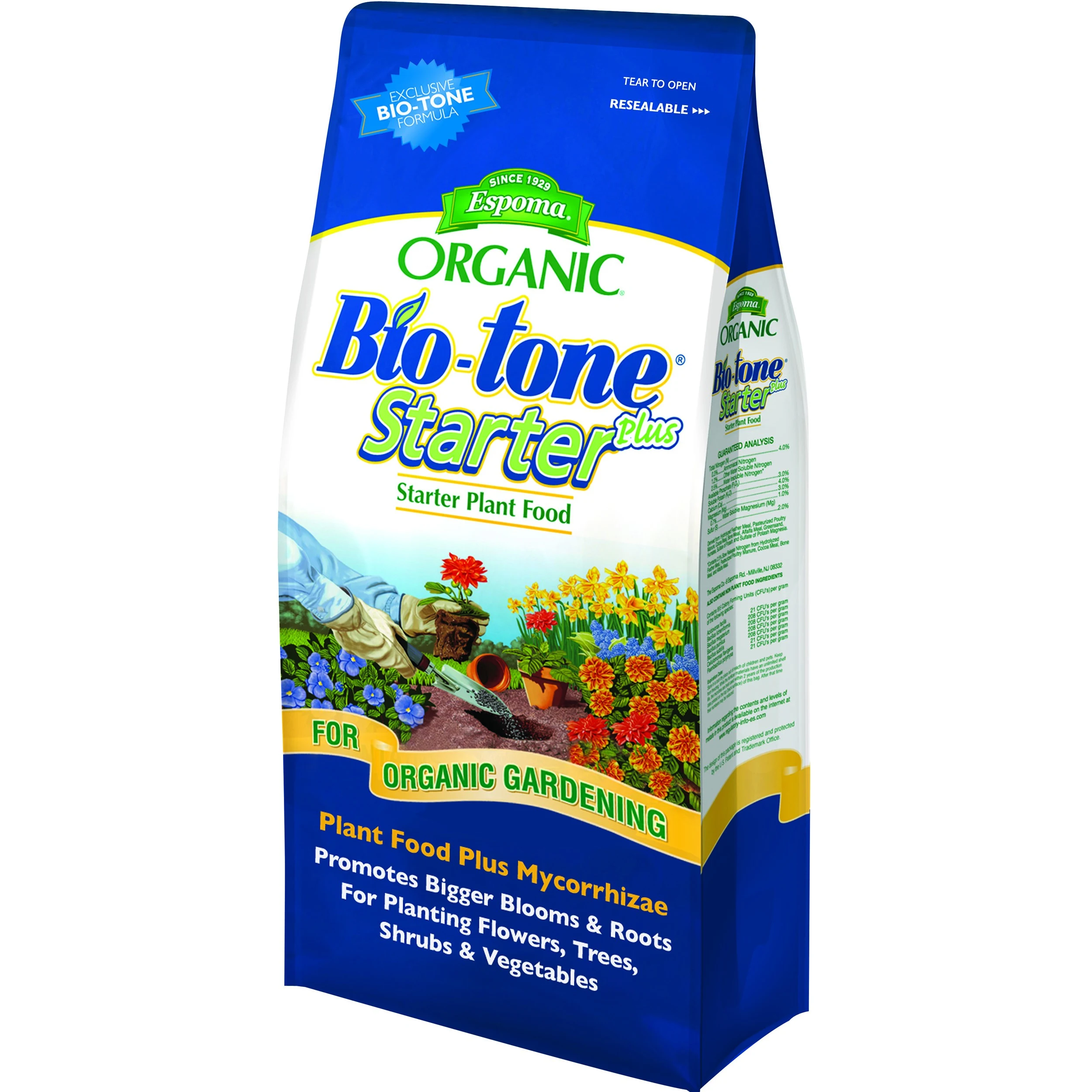 Espoma 4# Bio Tone Starter Plus With Mycorrhizae — Single Unit
