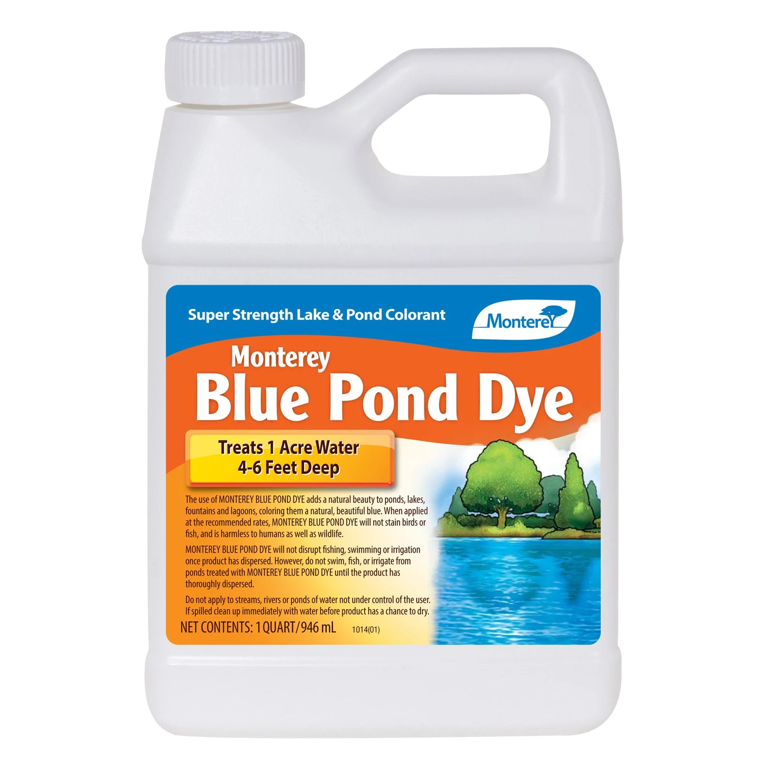 LAWN AND GARDEN PRODUCTS Monterey Qt Blue Pond Dye — Single Unit