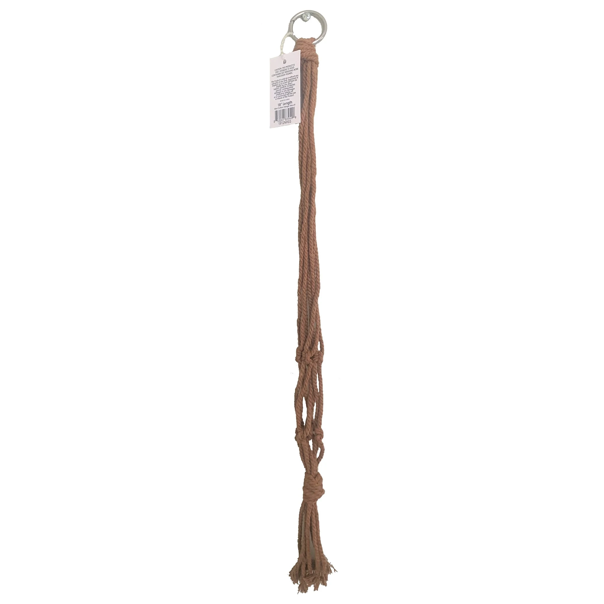 PRIMITIVE PLANTERS Primitive 18" Cotton Mini Hanger Biscuit — Single Unit