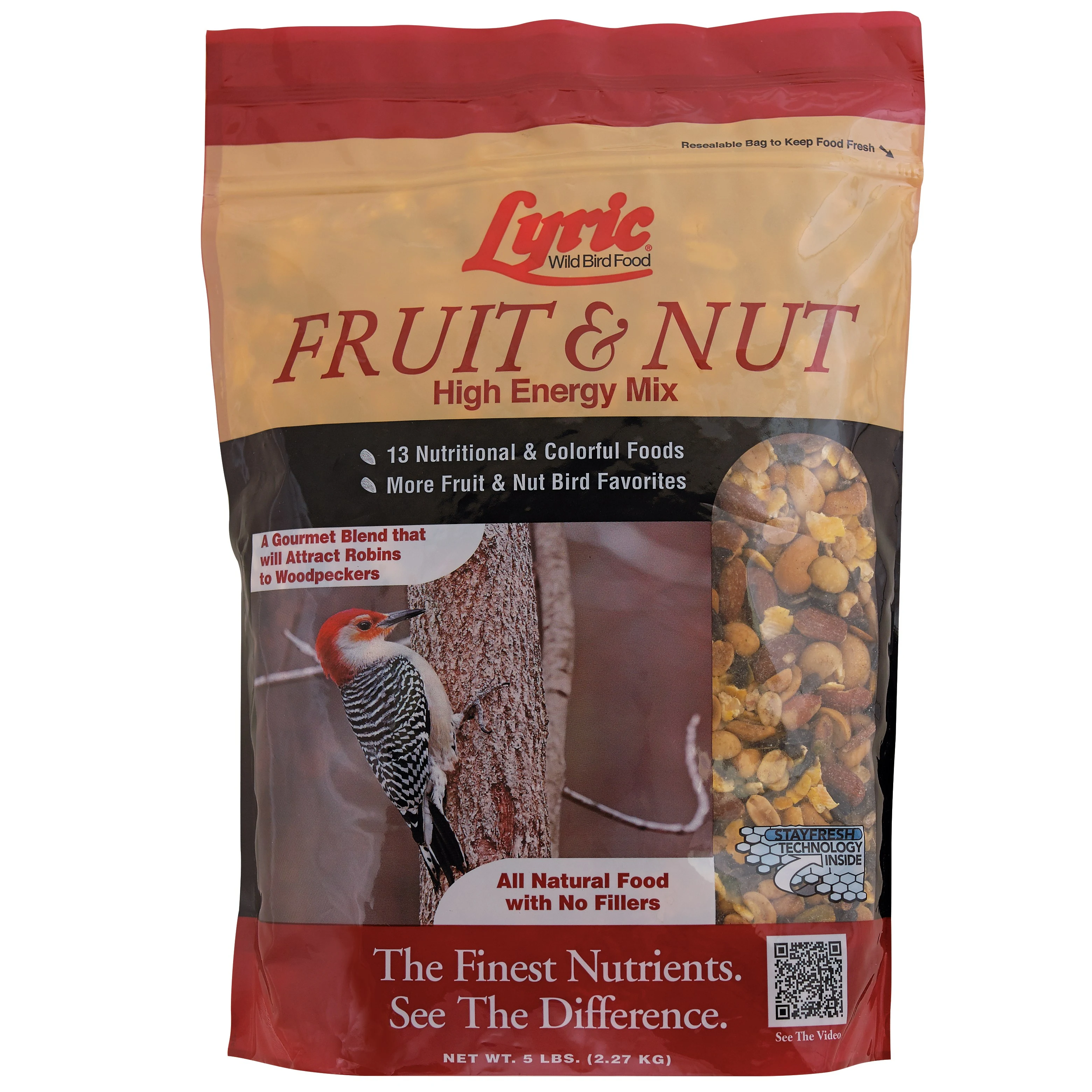 LEBANON SEABOARD CORPORATION Lyric 5# Fruit & Nut Mix Wild Bird Food — Single Unit