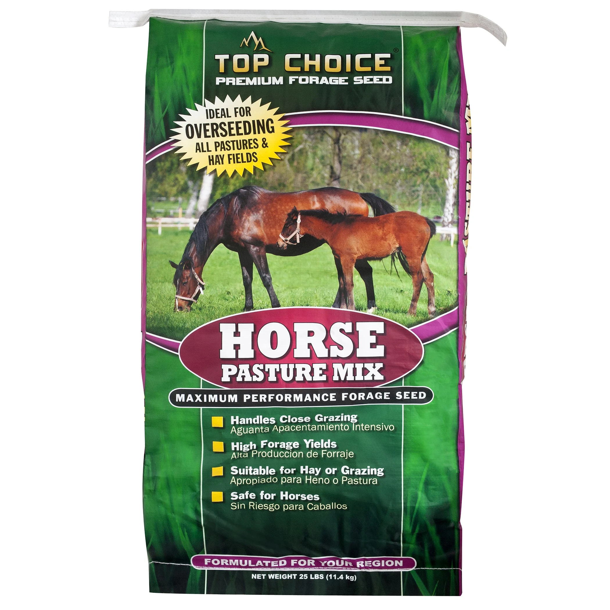 MOUNTAIN VIEW SEEDS LTD. Horse Pasture Mix 25# — Single Unit