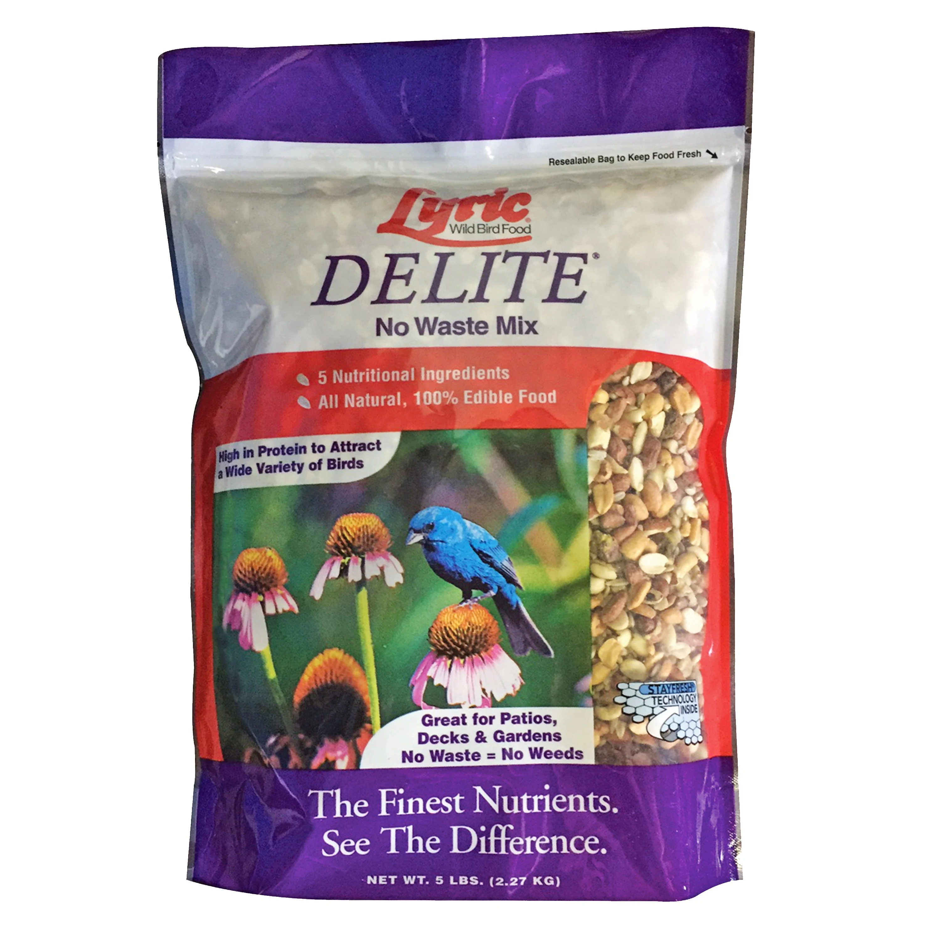 LEBANON SEABOARD CORPORATION Lyric 5# Delite Bird Food Cube Maroon Bag — Single Unit