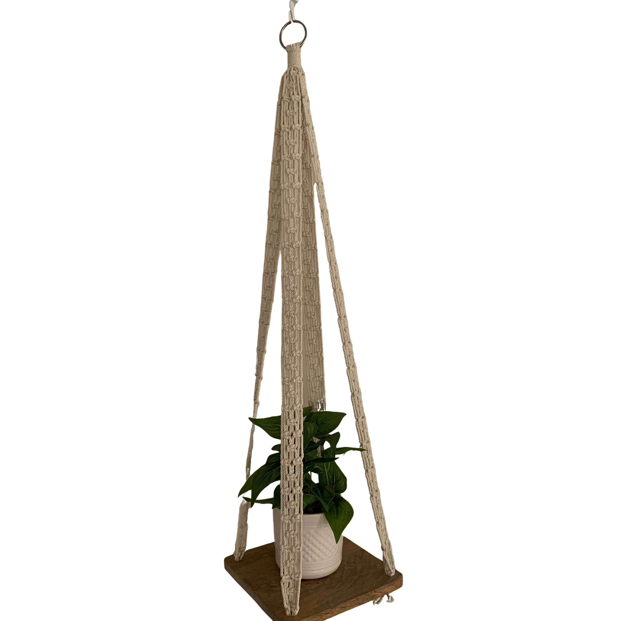 PRIMITIVE PLANTERS Primitive 9" Square Hanging Tables — Single Unit